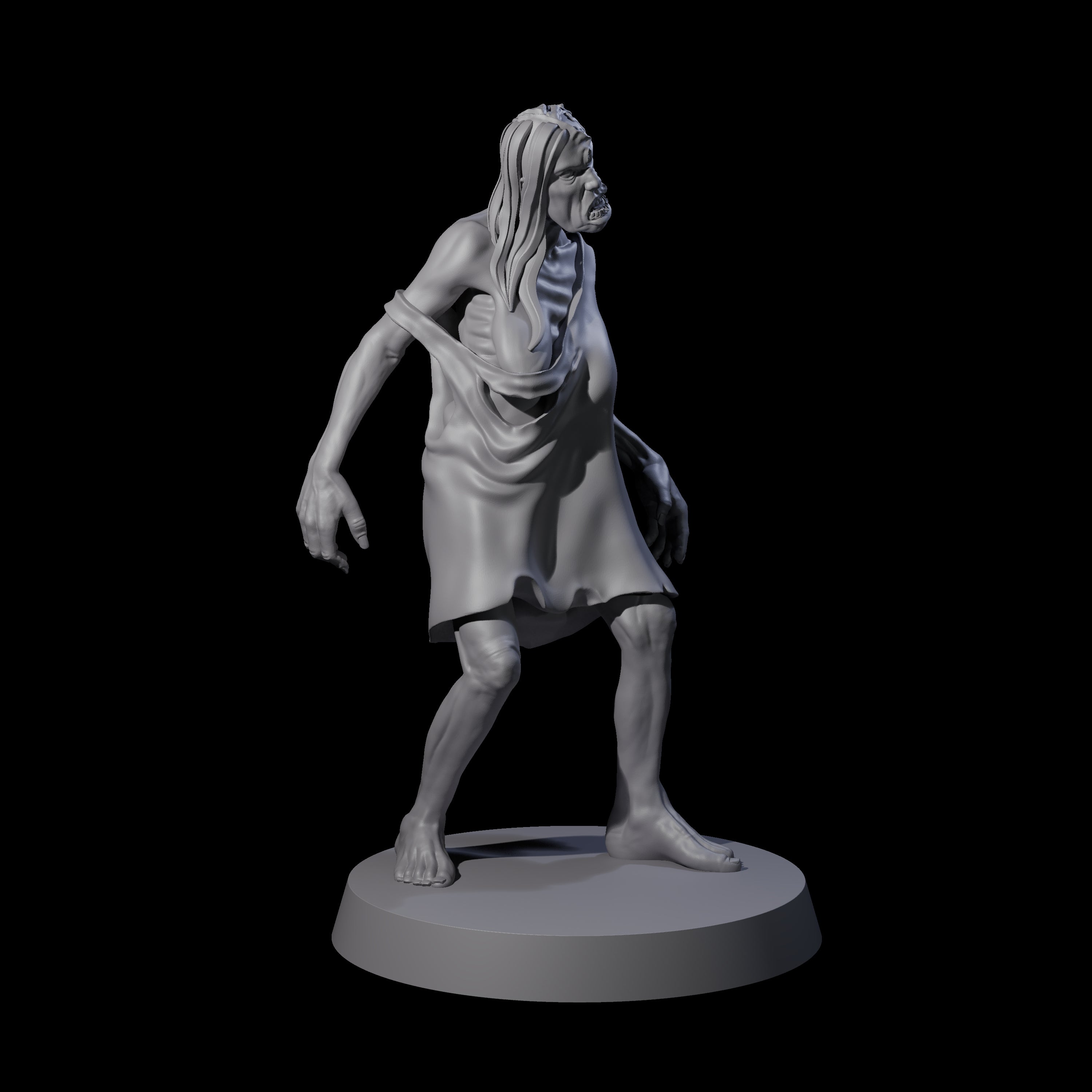 Lurching Zombie C Miniature for Dungeons and Dragons, Pathfinder or other TTRPGs