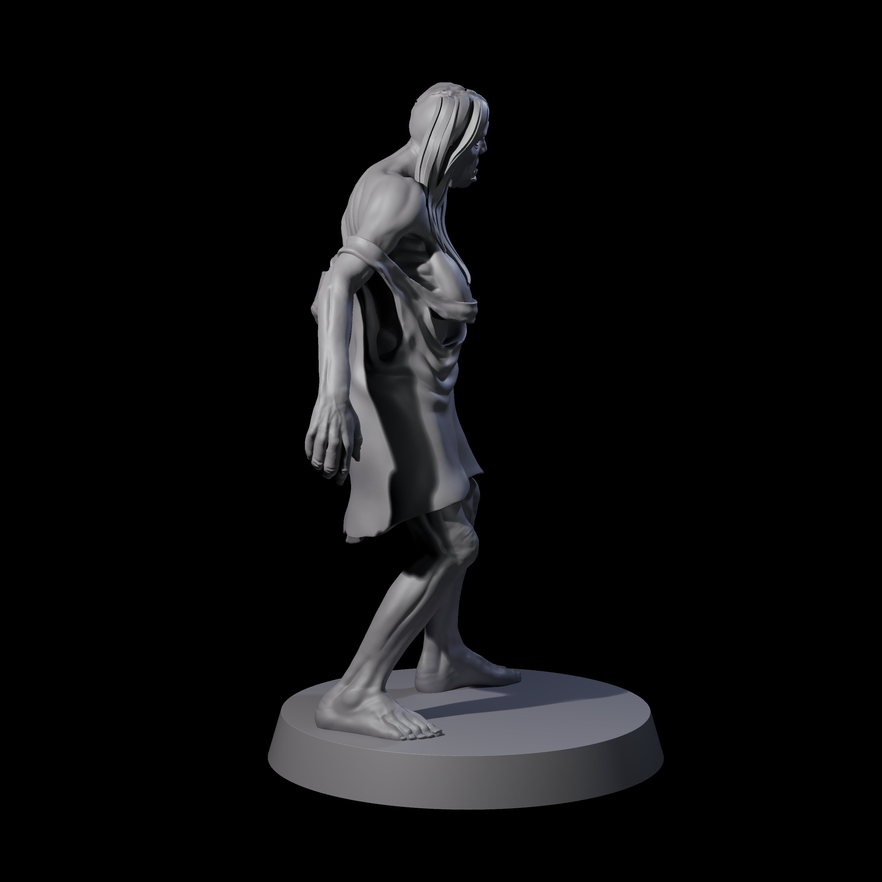 Lurching Zombie C Miniature for Dungeons and Dragons, Pathfinder or other TTRPGs