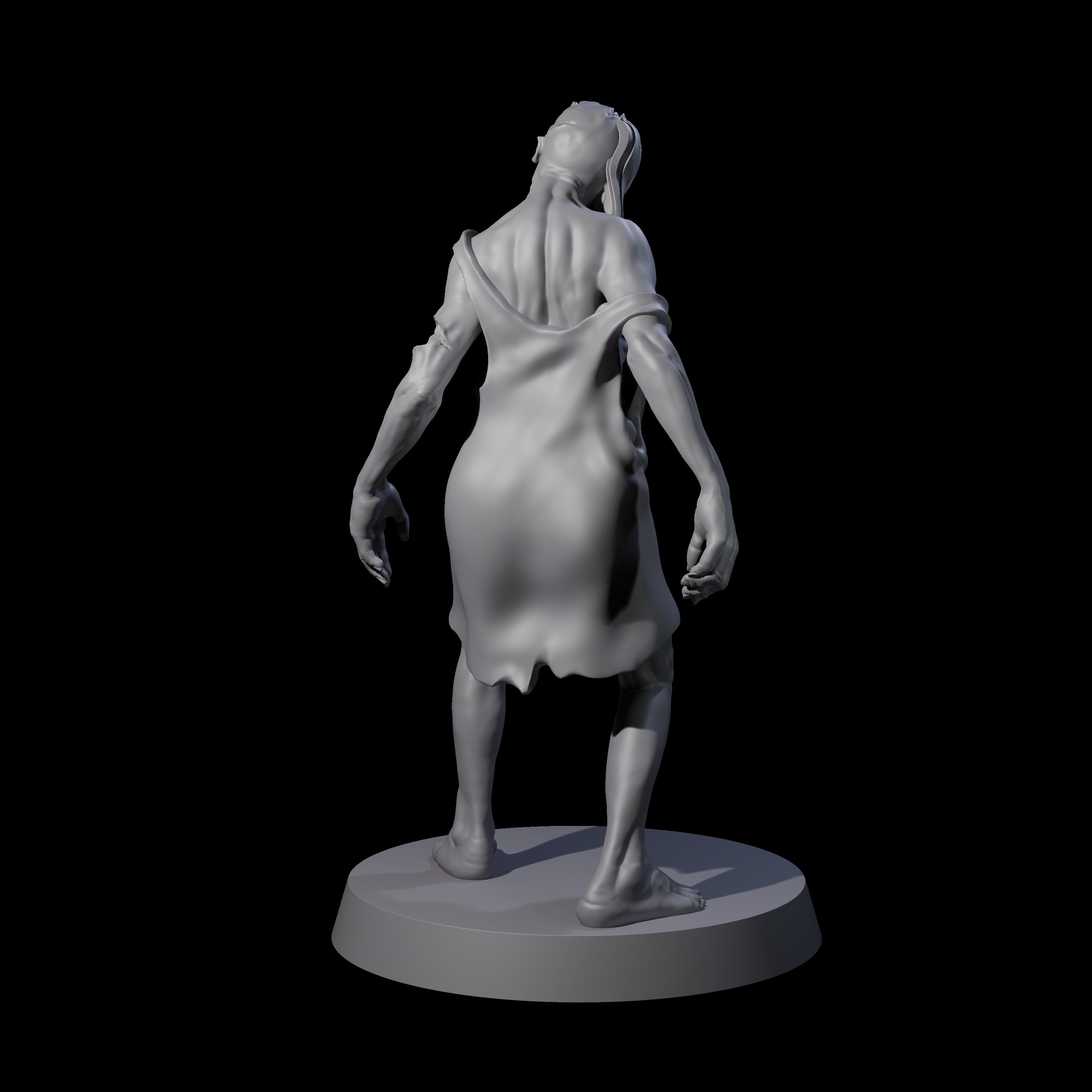Lurching Zombie C Miniature for Dungeons and Dragons, Pathfinder or other TTRPGs