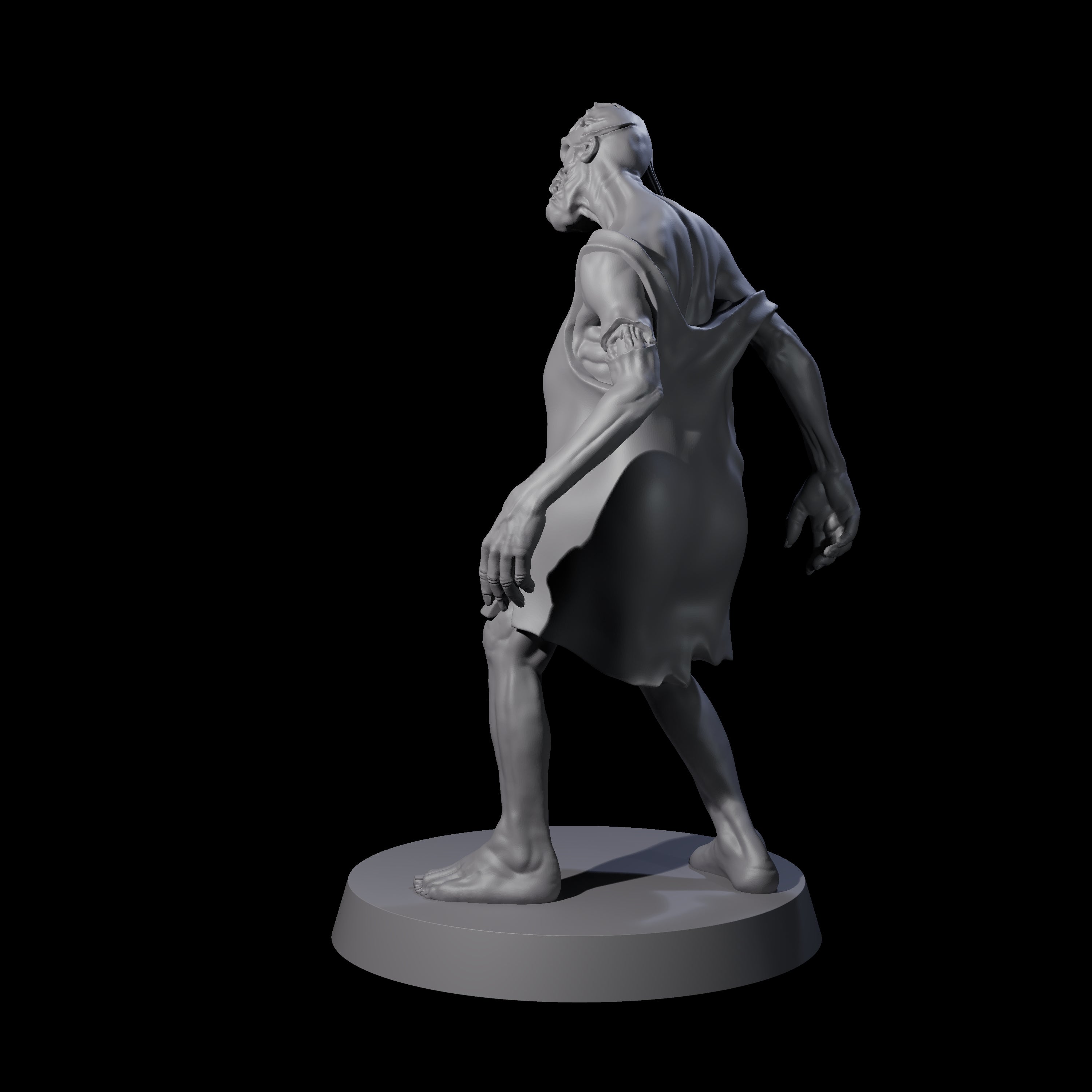 Lurching Zombie C Miniature for Dungeons and Dragons, Pathfinder or other TTRPGs