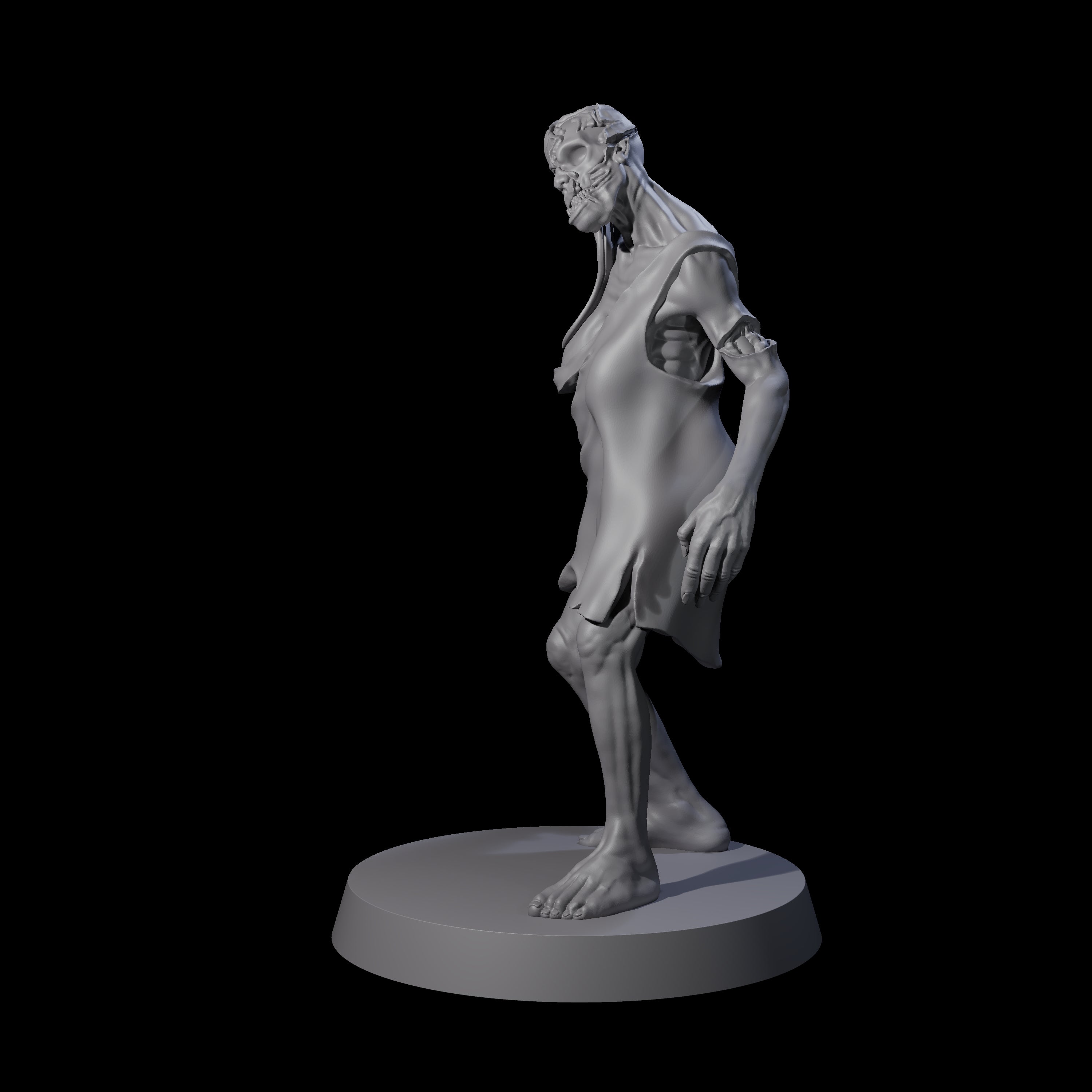 Lurching Zombie C Miniature for Dungeons and Dragons, Pathfinder or other TTRPGs