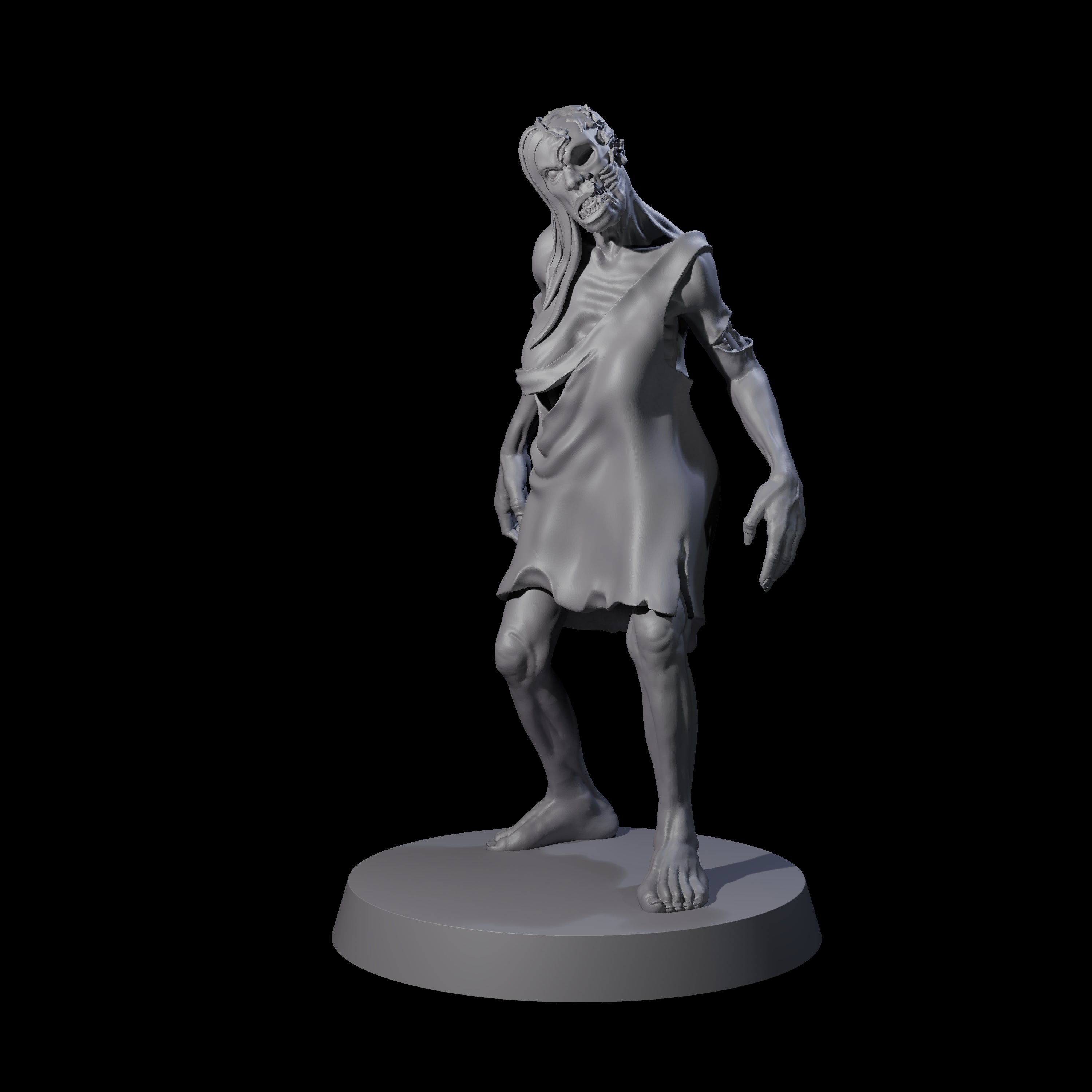 Lurching Zombie C Miniature for Dungeons and Dragons, Pathfinder or other TTRPGs