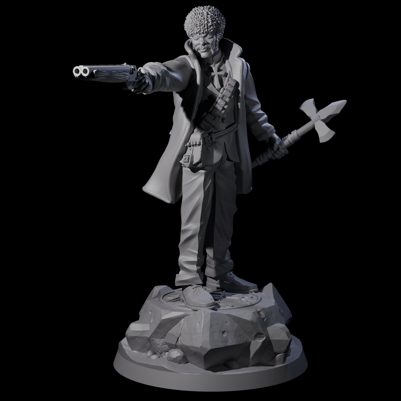 MFing Priest Human Investigator Miniature for Dungeons and Dragons, Pathfinder or other TTRPGs