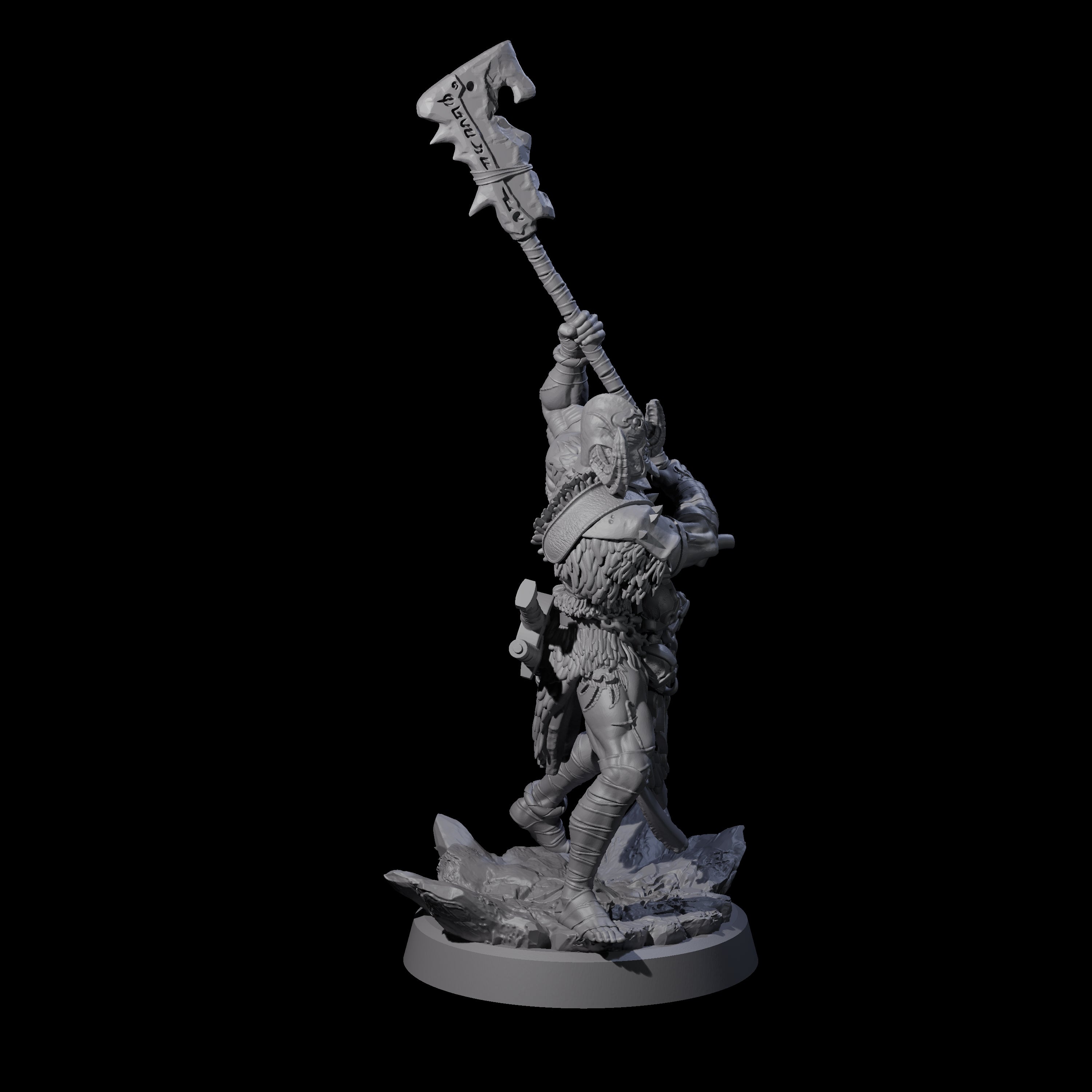 Mad Cultist Raider B Miniature for Dungeons and Dragons, Pathfinder or other TTRPGs