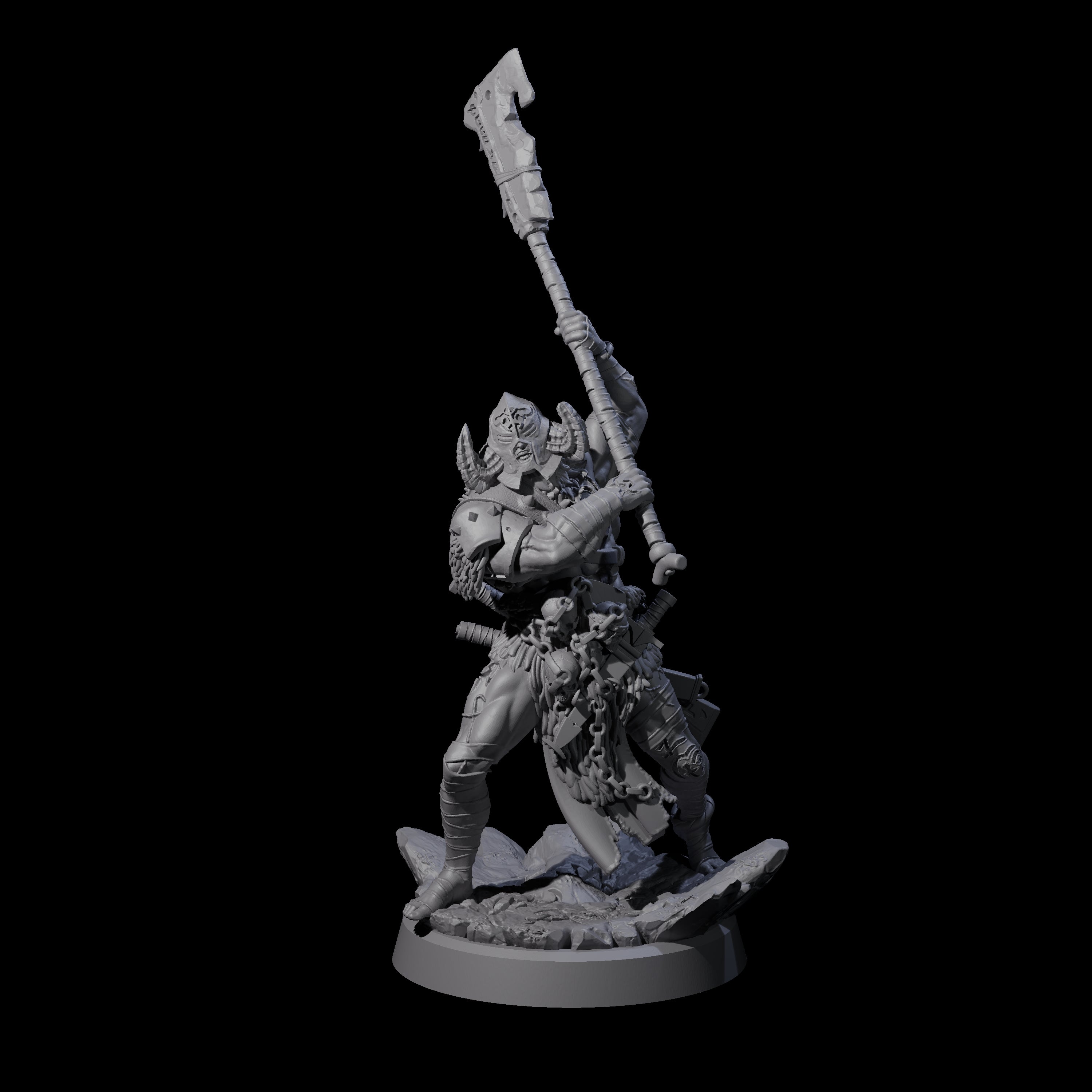 Mad Cultist Raider B Miniature for Dungeons and Dragons, Pathfinder or other TTRPGs