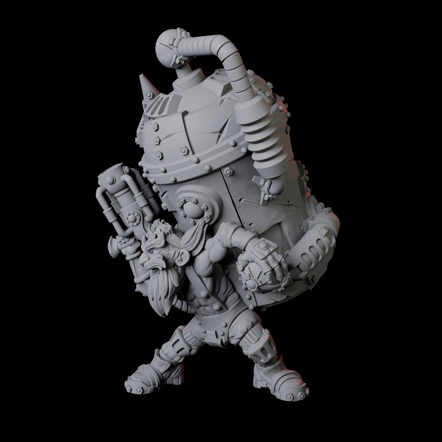 Mad Gnome Scientist Miniature for Dungeons and Dragons, Pathfinder or other TTRPGs