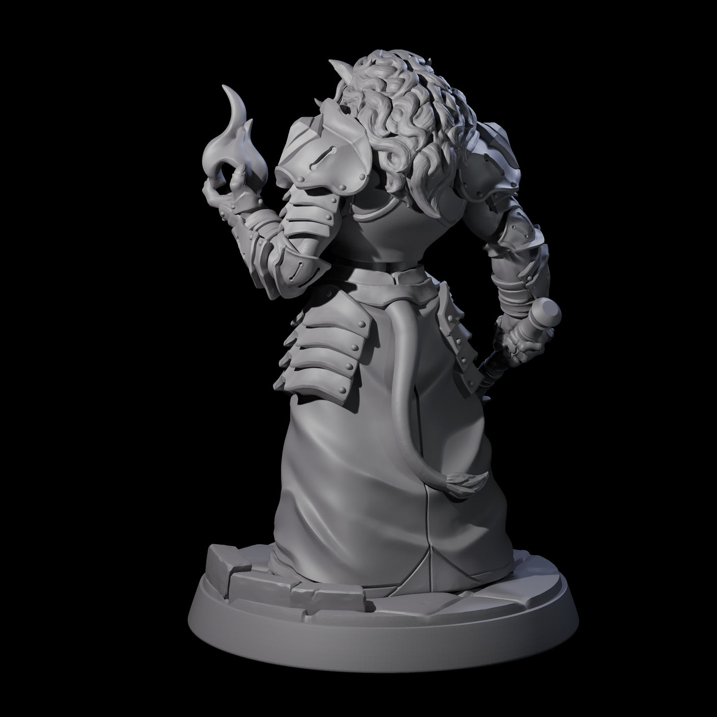 Magic Making Leonin Wizard Miniature for Dungeons and Dragons, Pathfinder or other TTRPGs