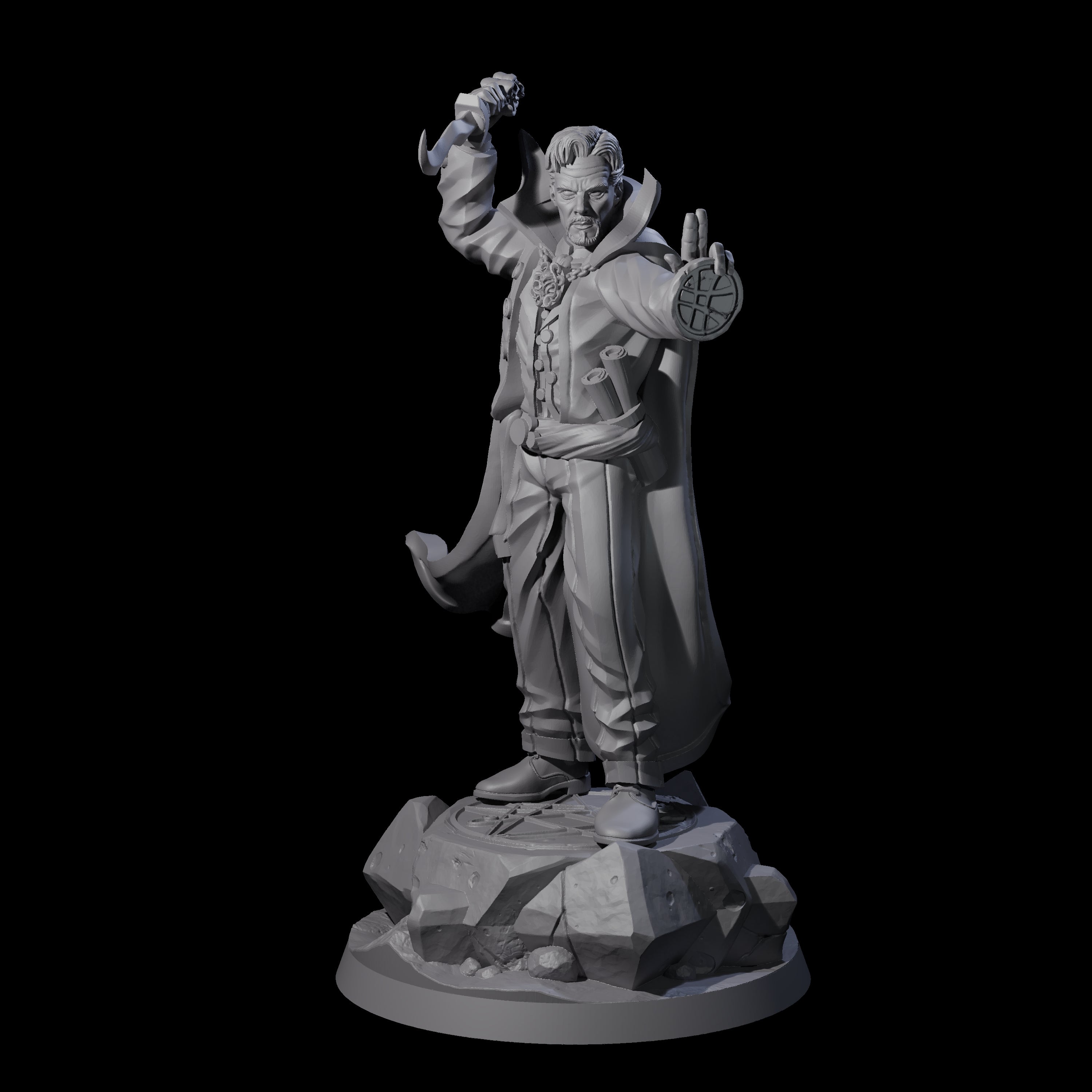Magic Wielding Human Occultist Miniature for Dungeons and Dragons, Pathfinder or other TTRPGs