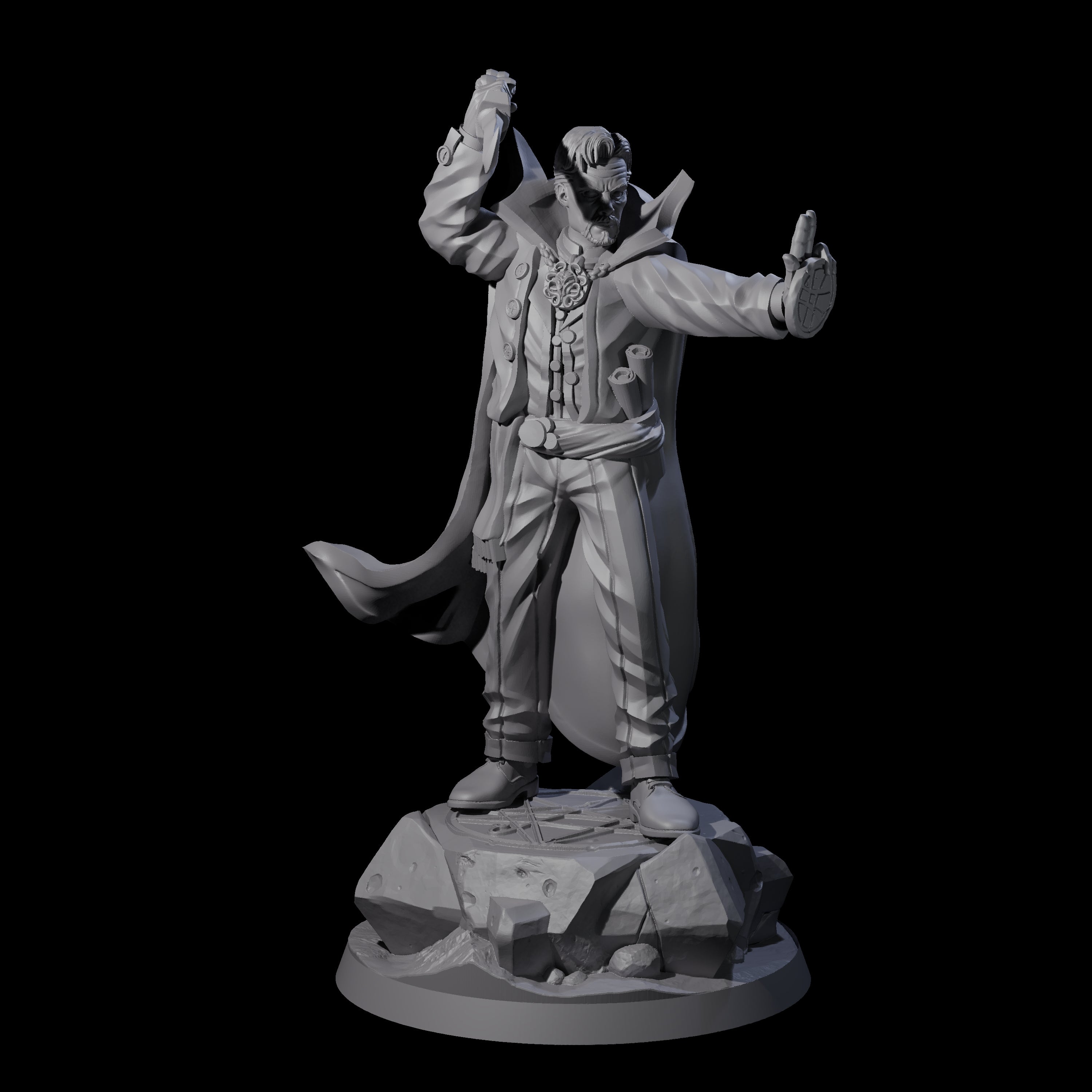 Magic Wielding Human Occultist Miniature for Dungeons and Dragons, Pathfinder or other TTRPGs