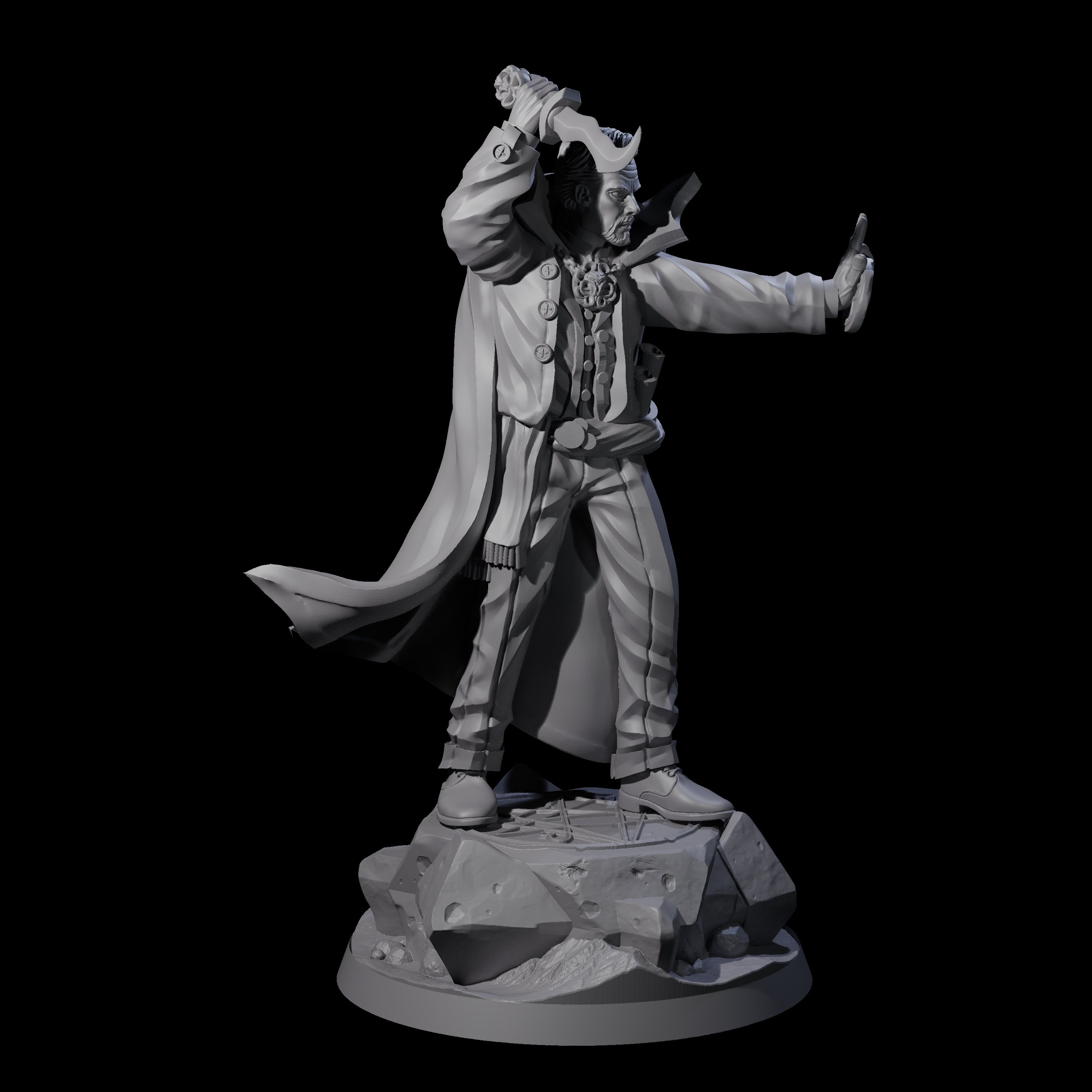 Magic Wielding Human Occultist Miniature for Dungeons and Dragons, Pathfinder or other TTRPGs