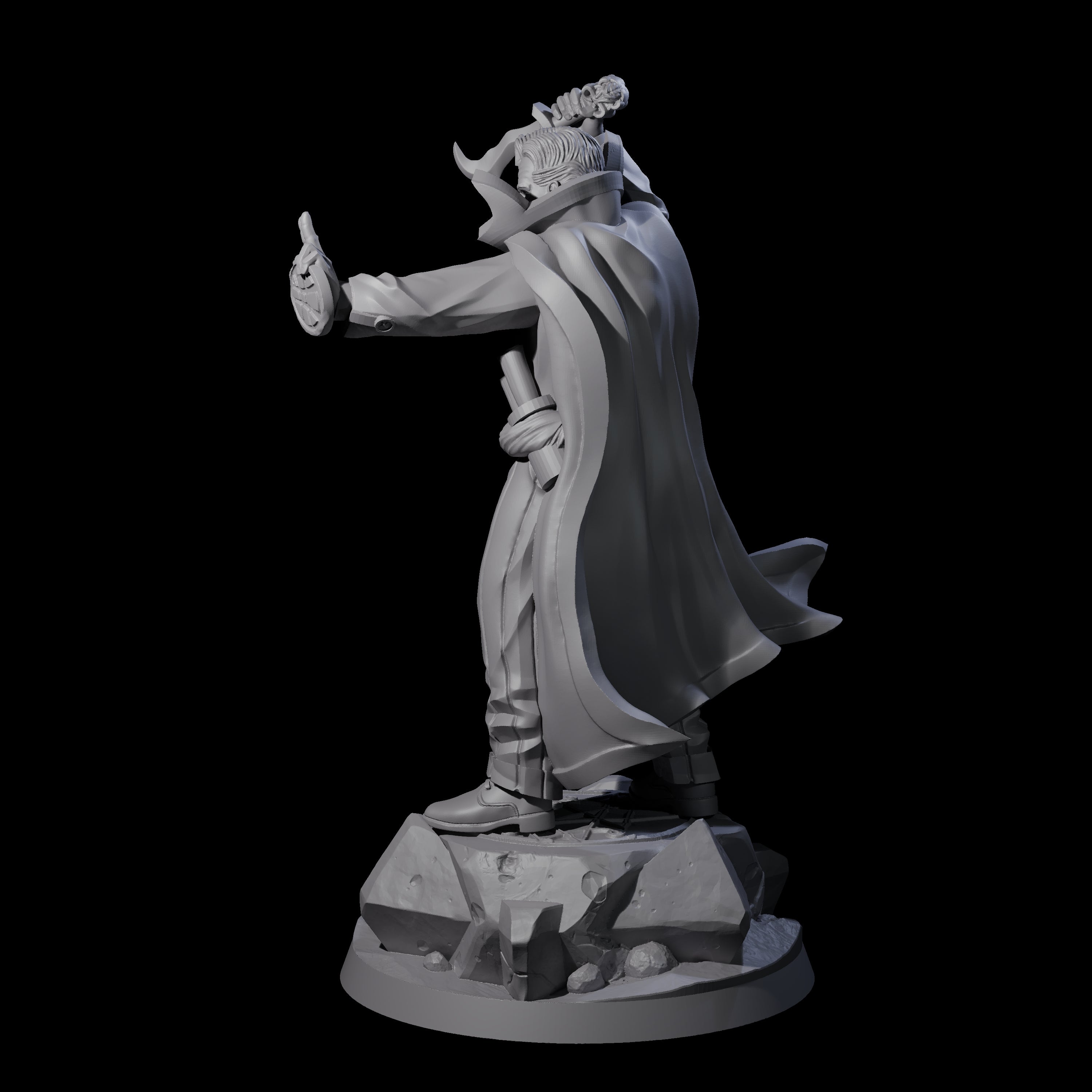 Magic Wielding Human Occultist Miniature for Dungeons and Dragons, Pathfinder or other TTRPGs