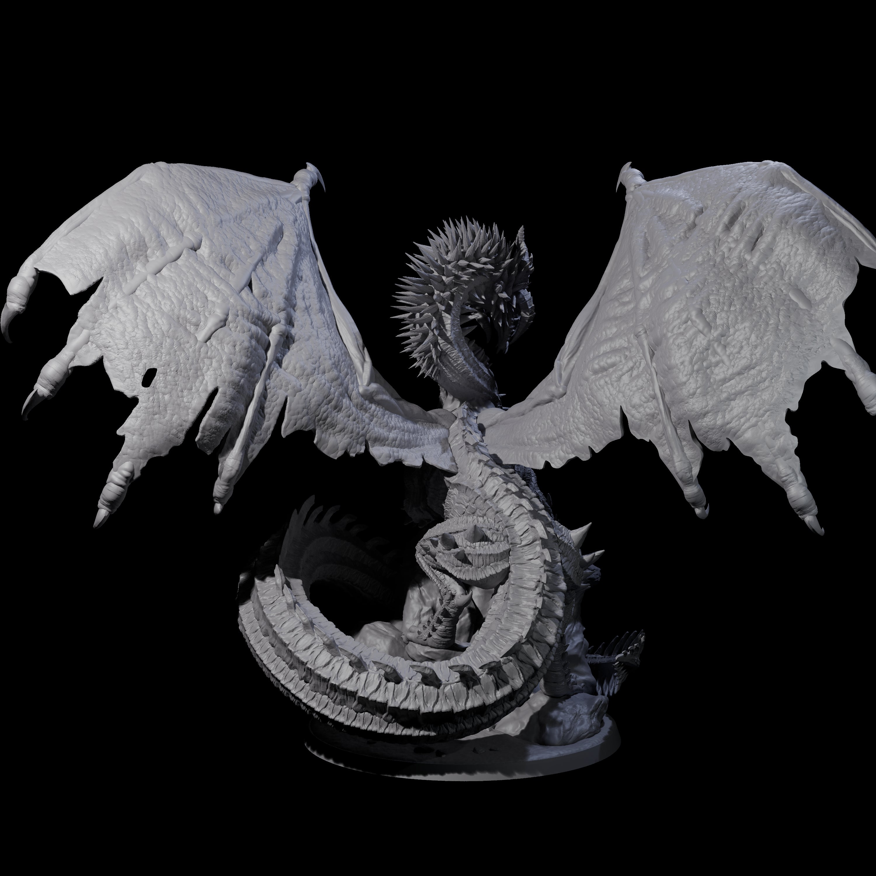 Magnificent Dracolich Miniature for Dungeons and Dragons, Pathfinder or other TTRPGs