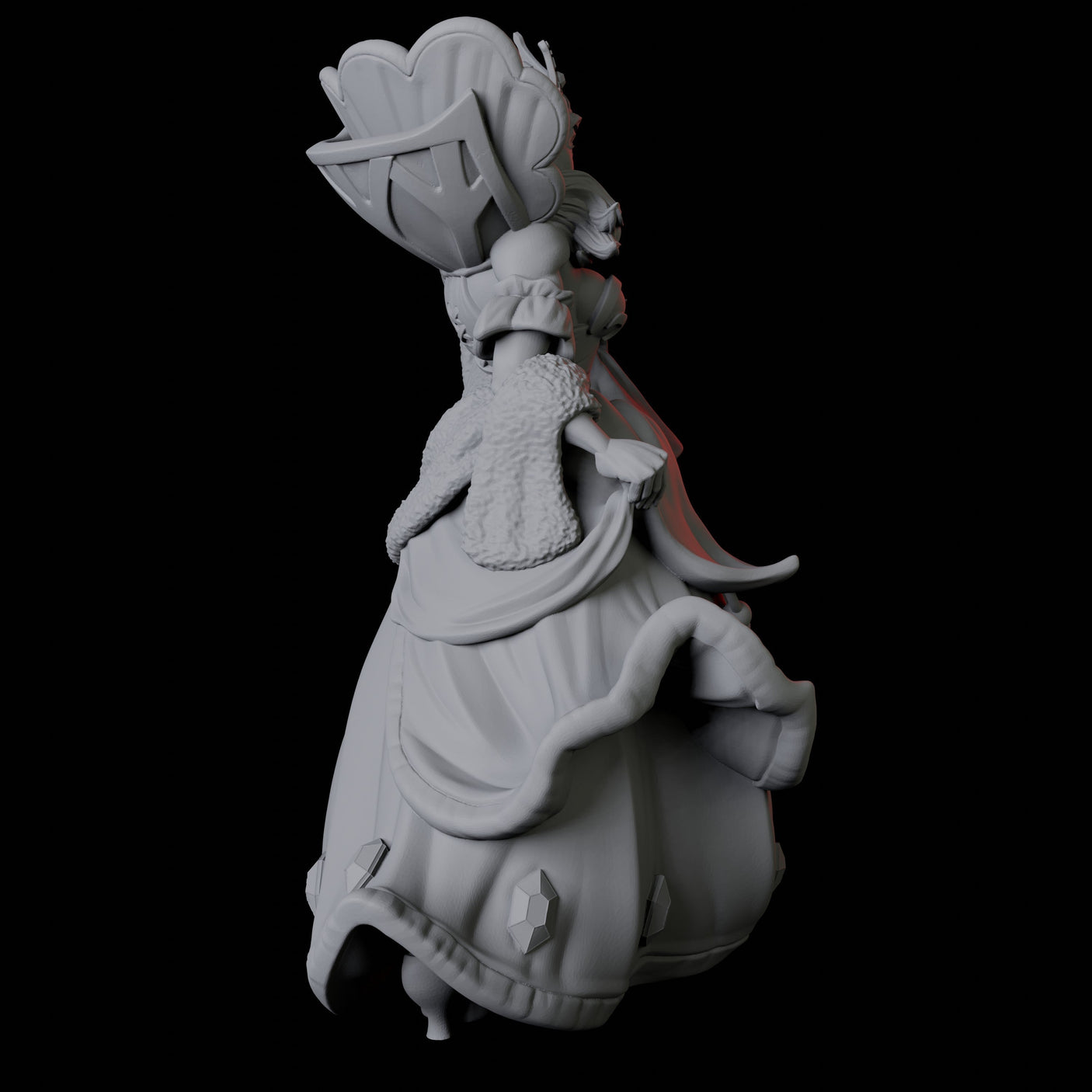Maiden Miniature for Dungeons and Dragons, Pathfinder or other TTRPGs