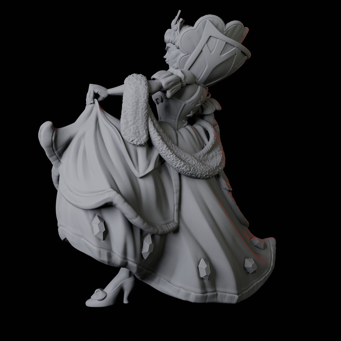 Maiden Miniature for Dungeons and Dragons, Pathfinder or other TTRPGs