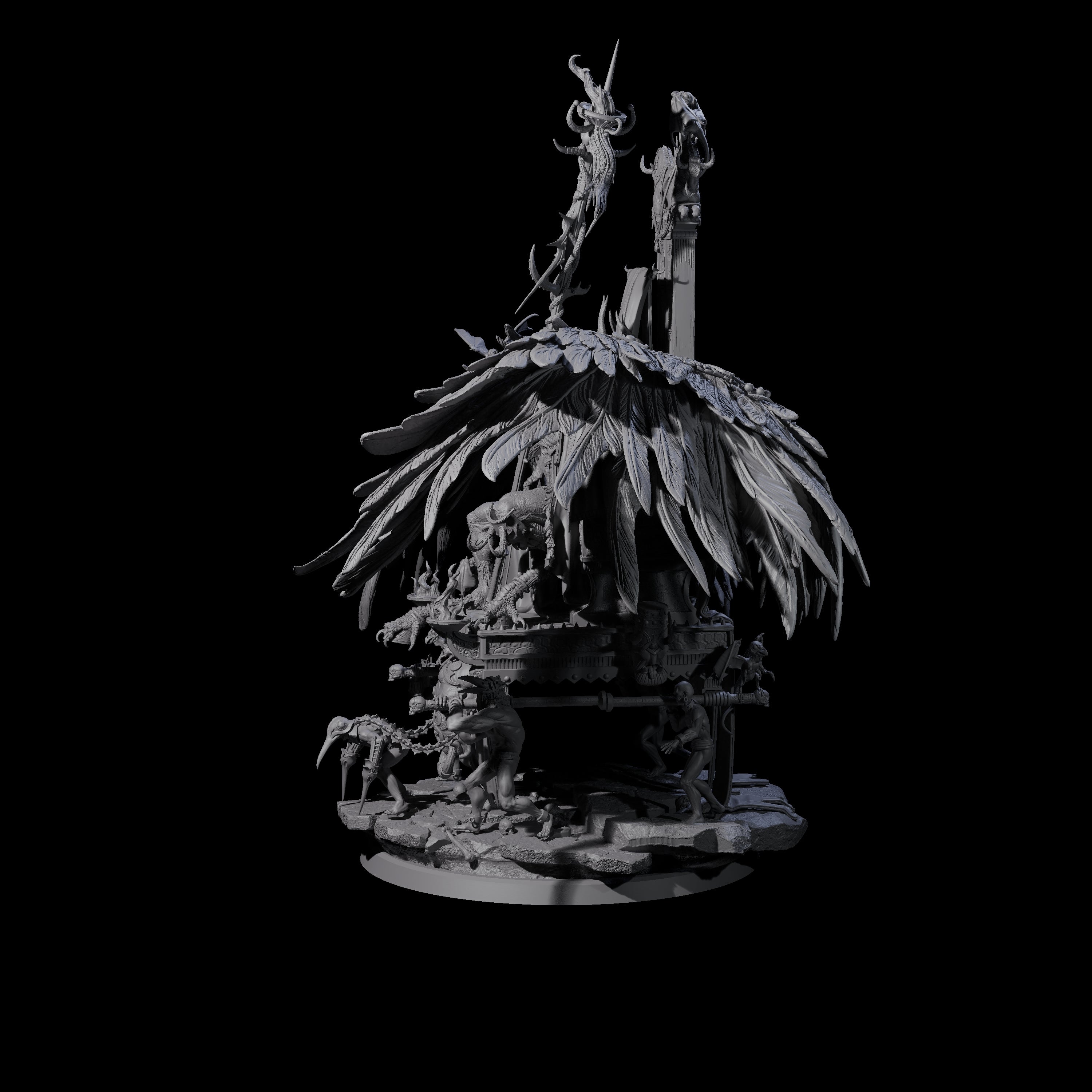 Maleficent Archdevil Lord Miniature for Dungeons and Dragons, Pathfinder or other TTRPGs