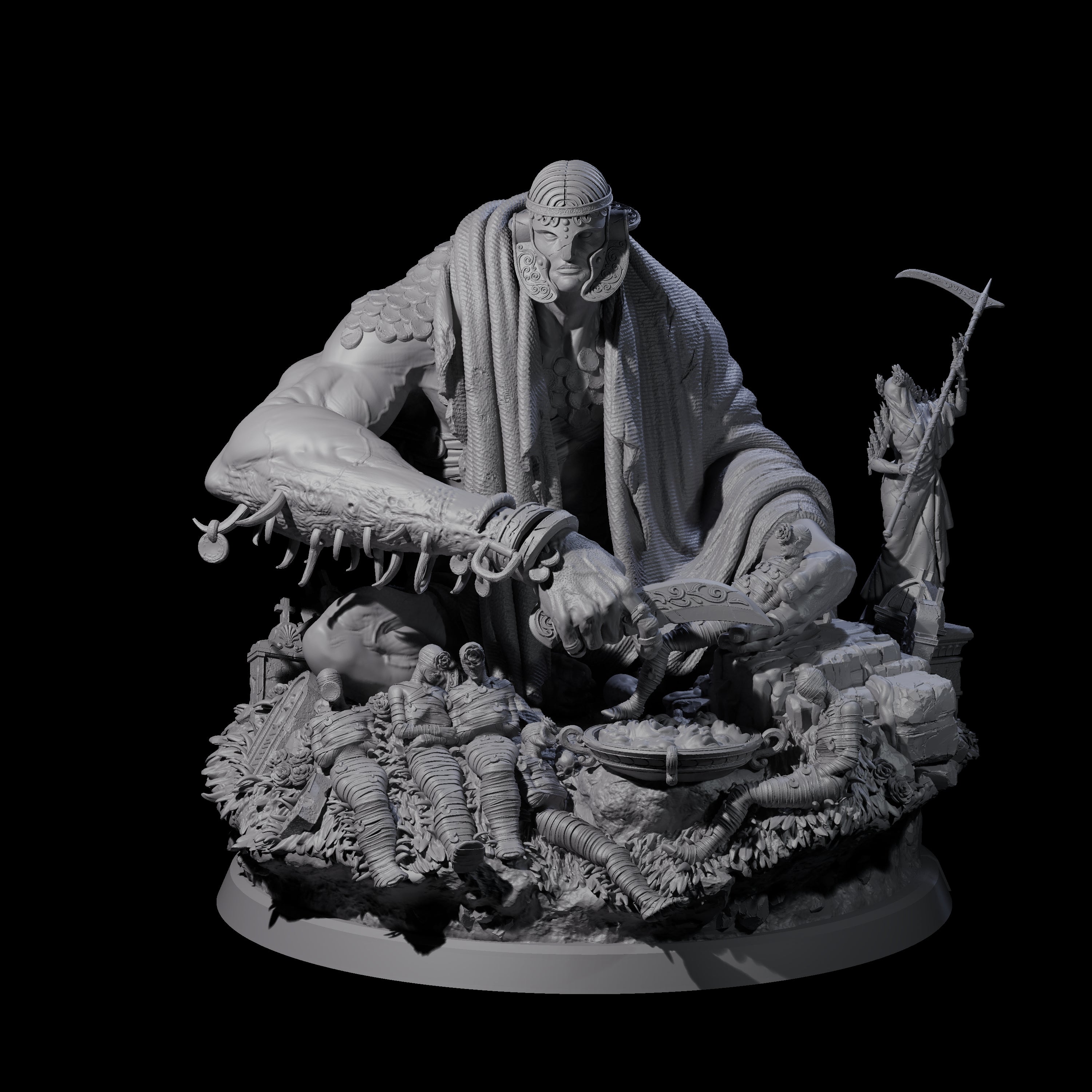 Malevolent Archdevil Lord Miniature for Dungeons and Dragons, Pathfinder or other TTRPGs