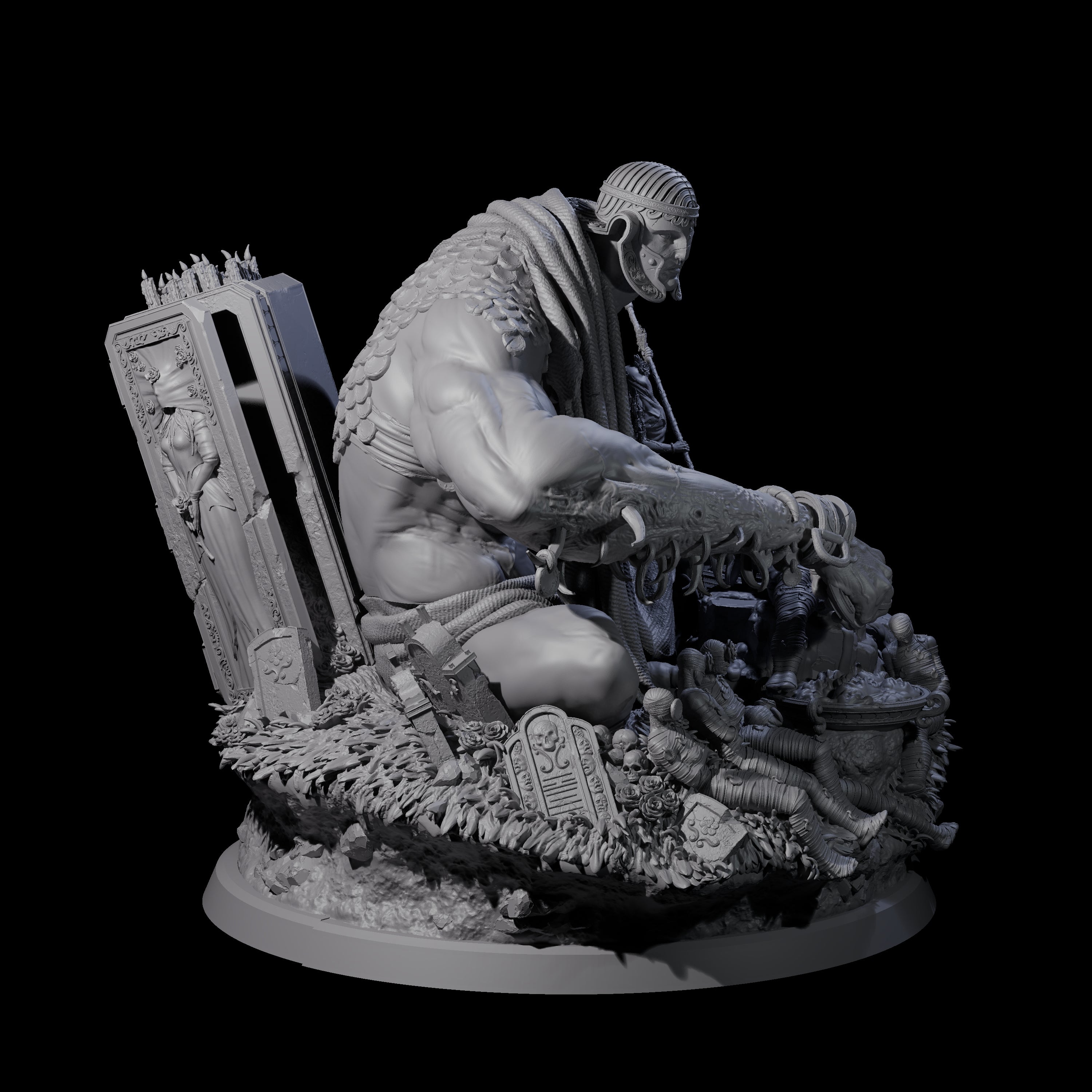 Malevolent Archdevil Lord Miniature for Dungeons and Dragons, Pathfinder or other TTRPGs