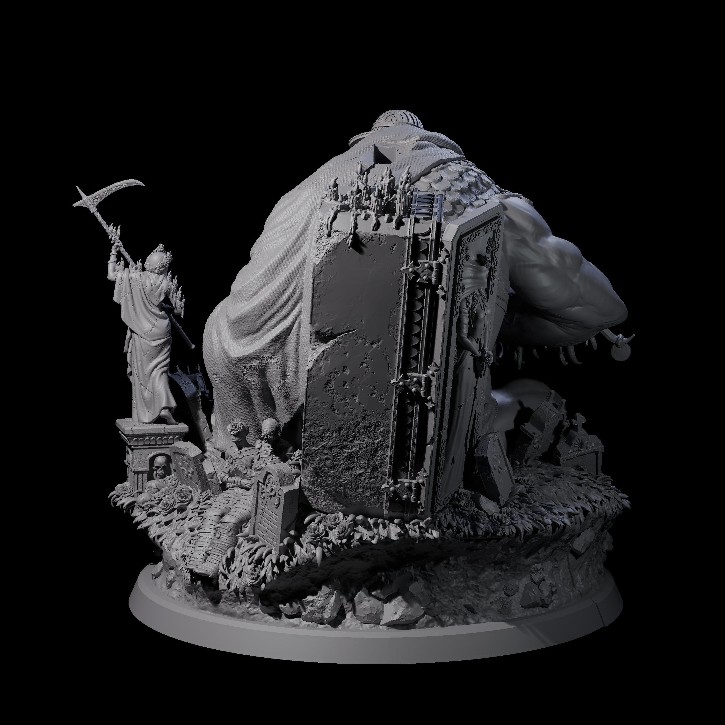 Malevolent Archdevil Lord Miniature for Dungeons and Dragons, Pathfinder or other TTRPGs