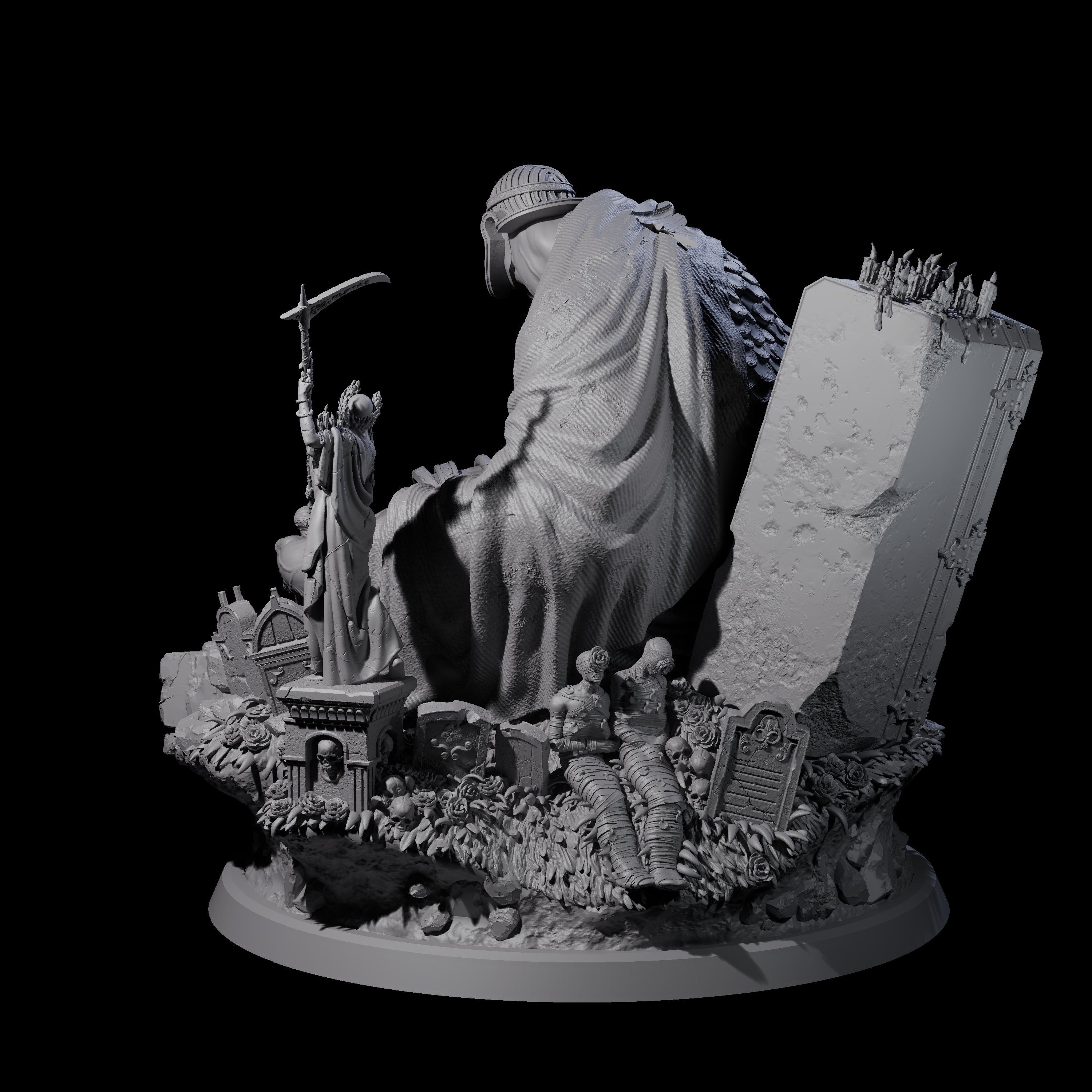 Malevolent Archdevil Lord Miniature for Dungeons and Dragons, Pathfinder or other TTRPGs