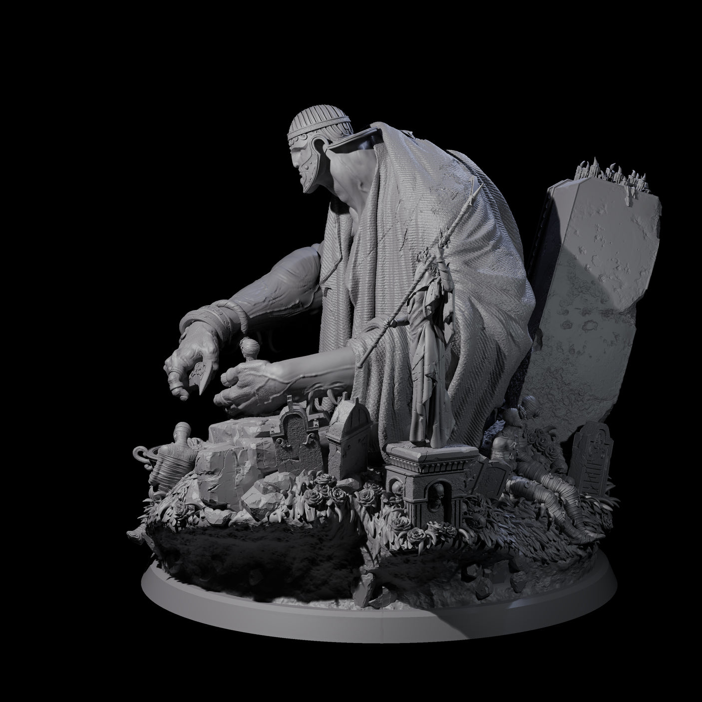 Malevolent Archdevil Lord Miniature for Dungeons and Dragons, Pathfinder or other TTRPGs