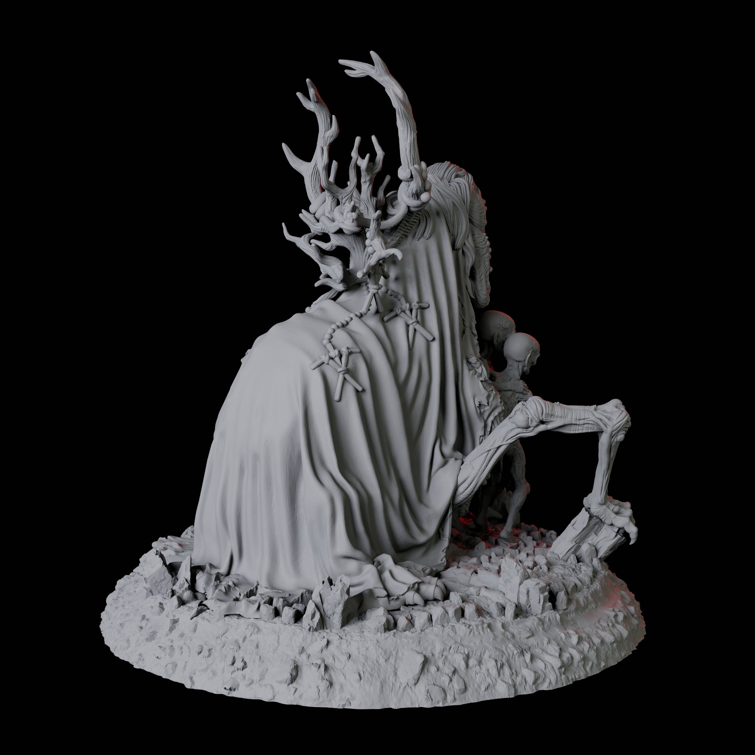 Malevolent Moon Hag Miniature for Dungeons and Dragons, Pathfinder or other TTRPGs