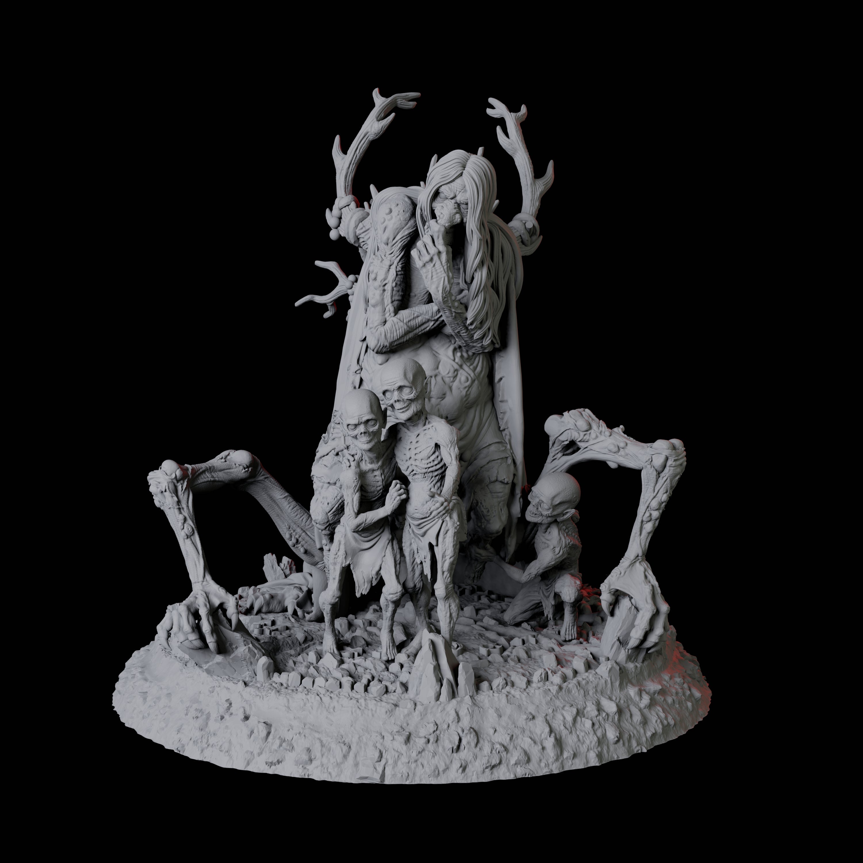 Malevolent Moon Hag Miniature for Dungeons and Dragons, Pathfinder or other TTRPGs