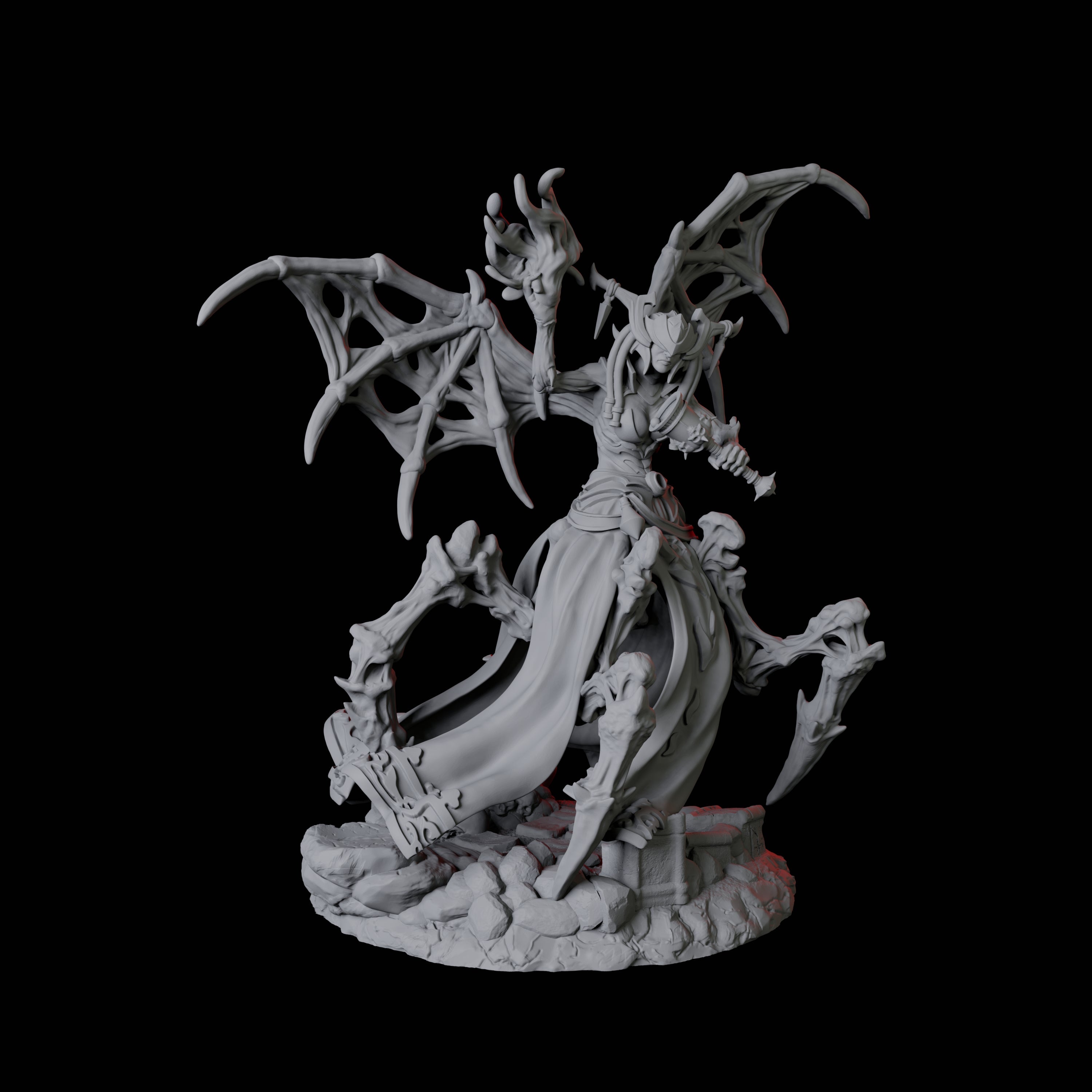 Malformed Drider A Miniature for Dungeons and Dragons, Pathfinder or other TTRPGs