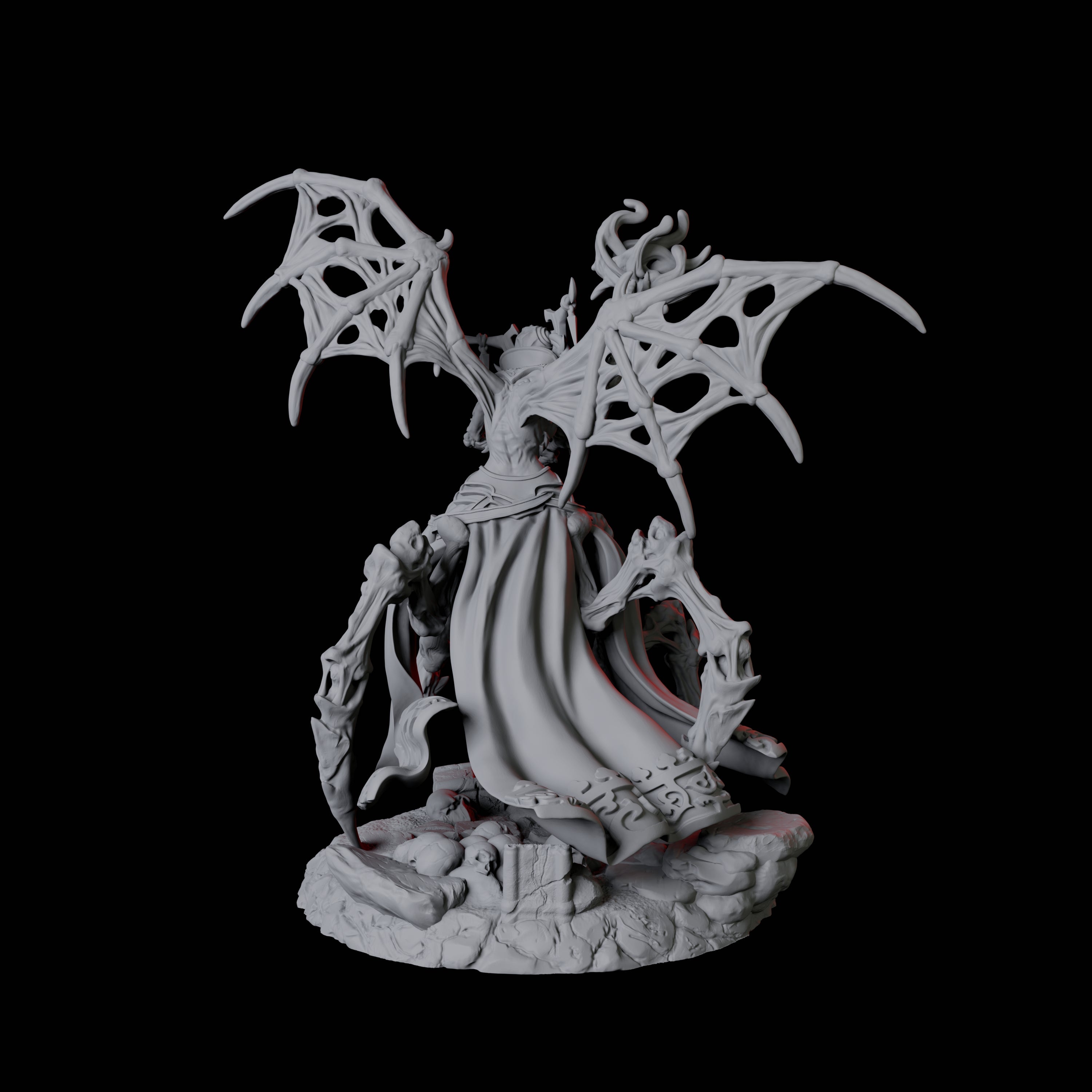 Malformed Drider A Miniature for Dungeons and Dragons, Pathfinder or other TTRPGs