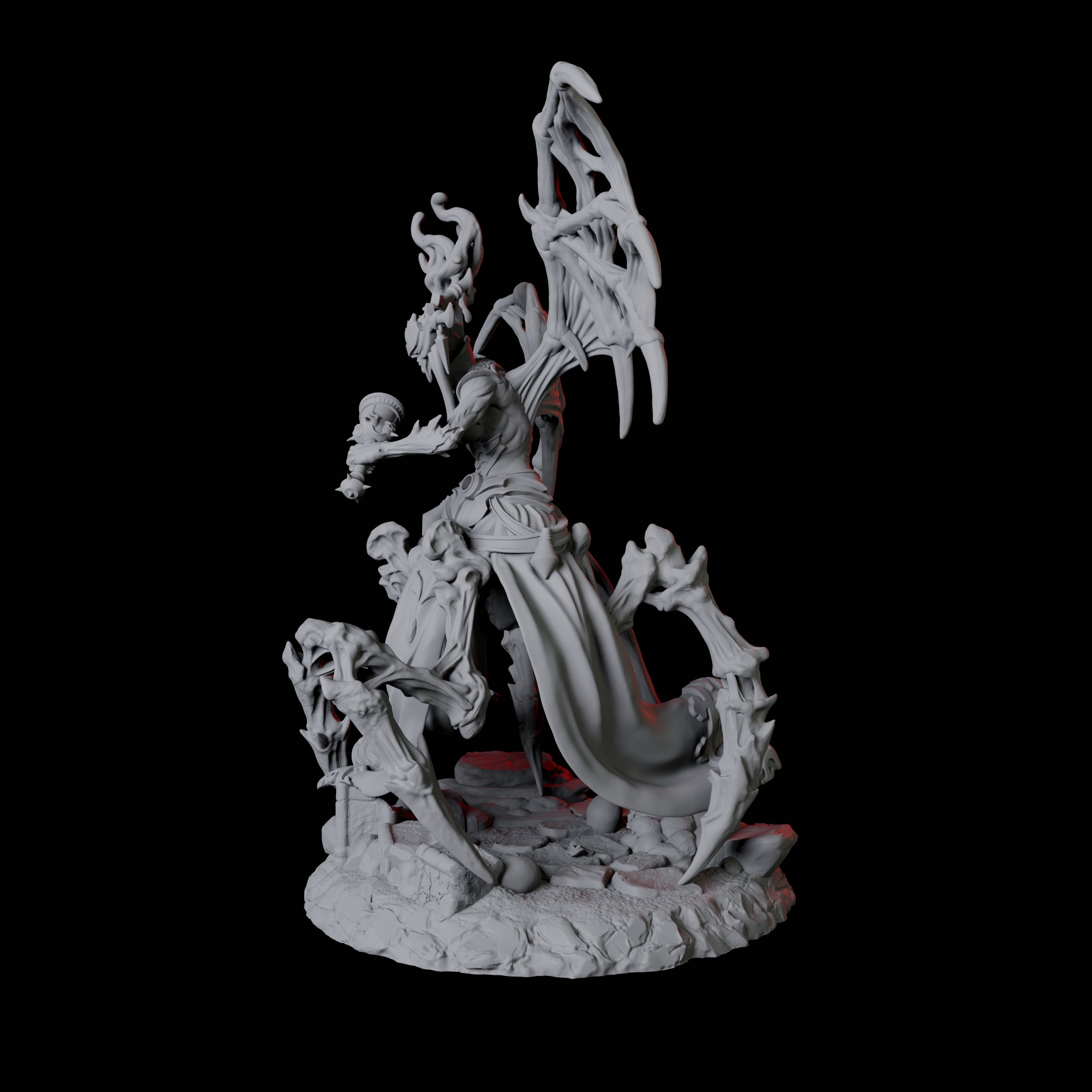 Malformed Drider A Miniature for Dungeons and Dragons, Pathfinder or other TTRPGs