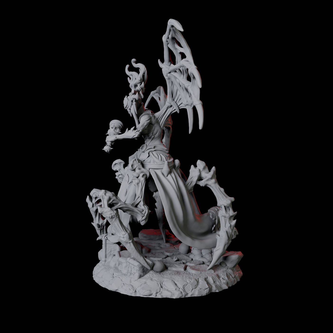 Malformed Drider A Miniature for Dungeons and Dragons, Pathfinder or other TTRPGs