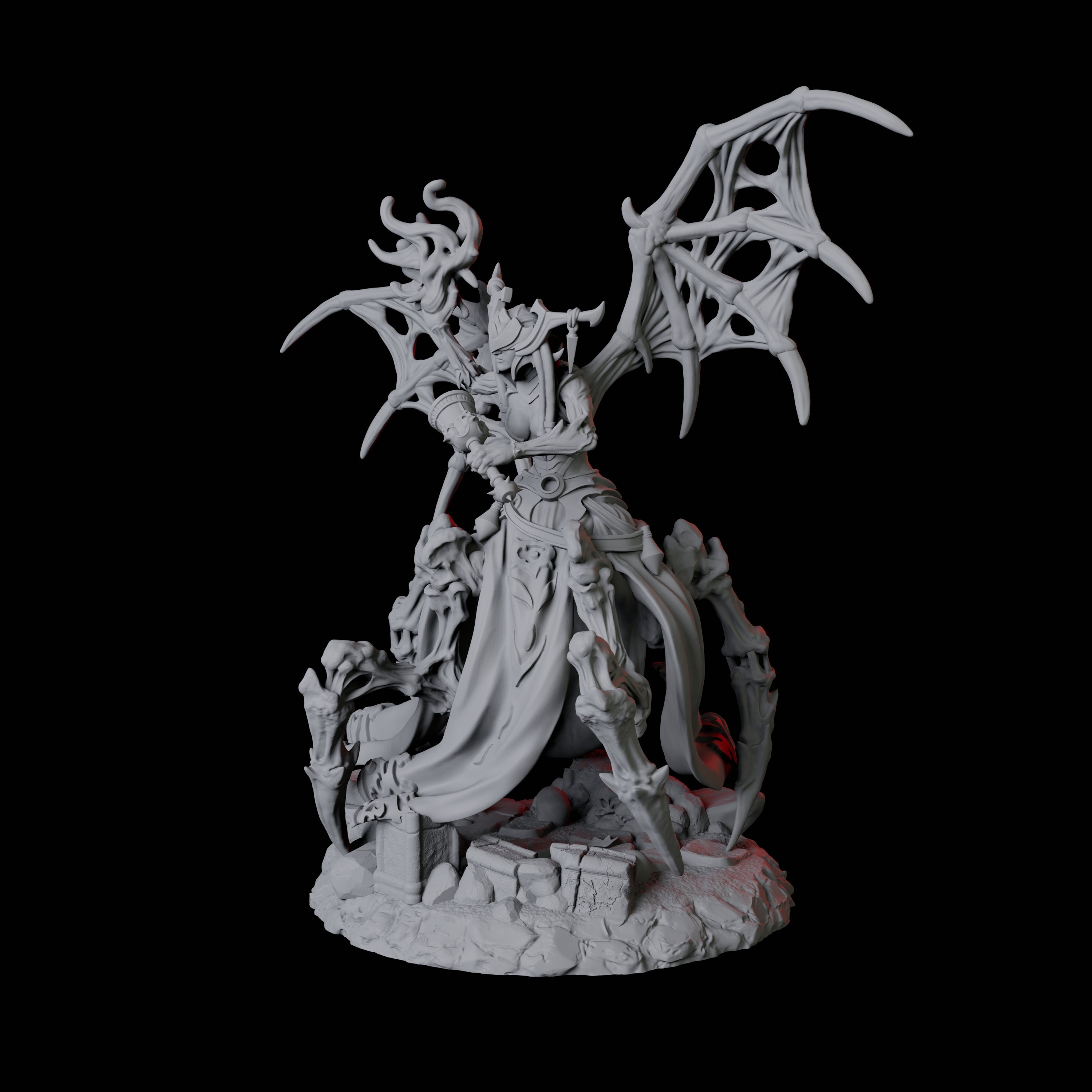 Malformed Drider A Miniature for Dungeons and Dragons, Pathfinder or other TTRPGs