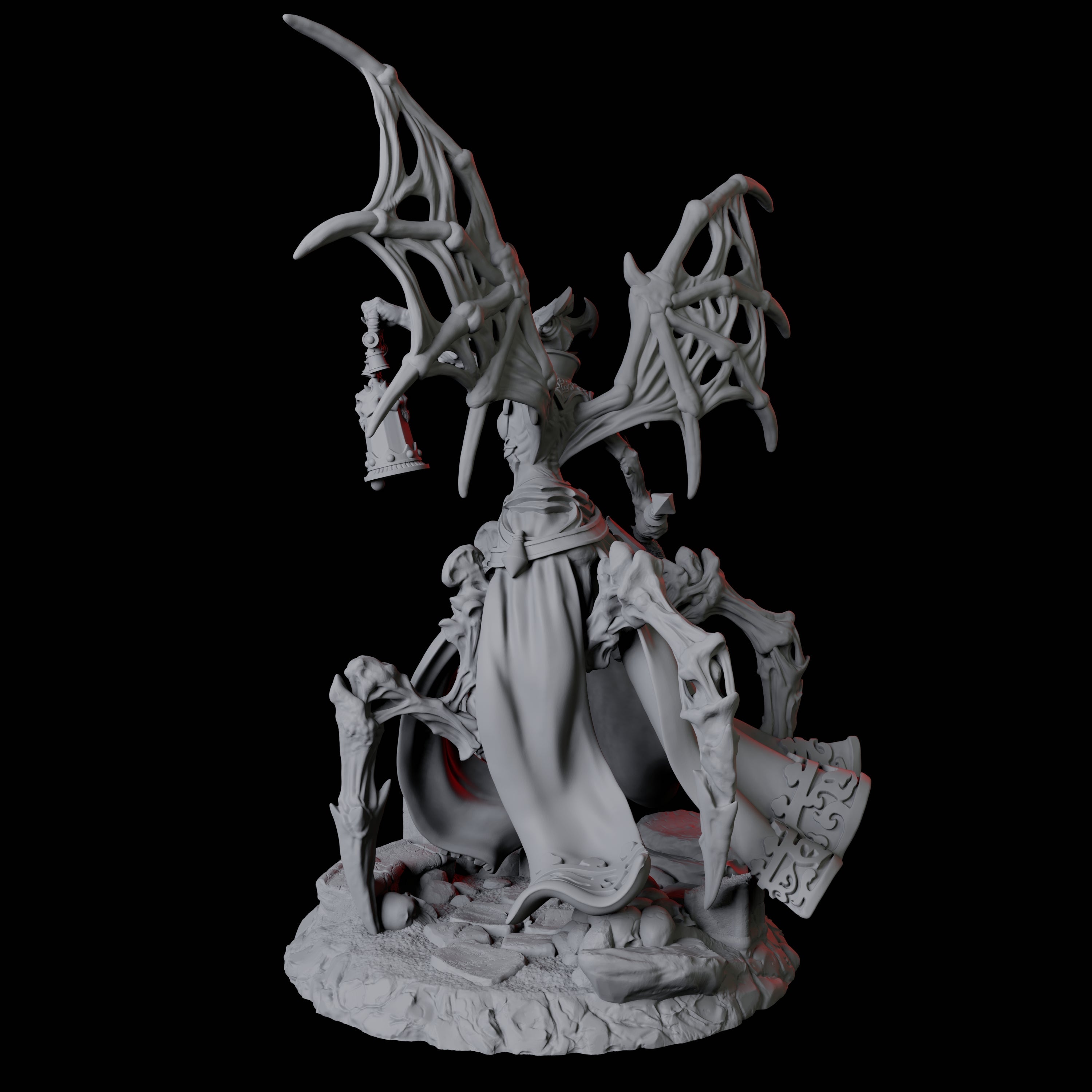 Malformed Drider B Miniature for Dungeons and Dragons, Pathfinder or other TTRPGs