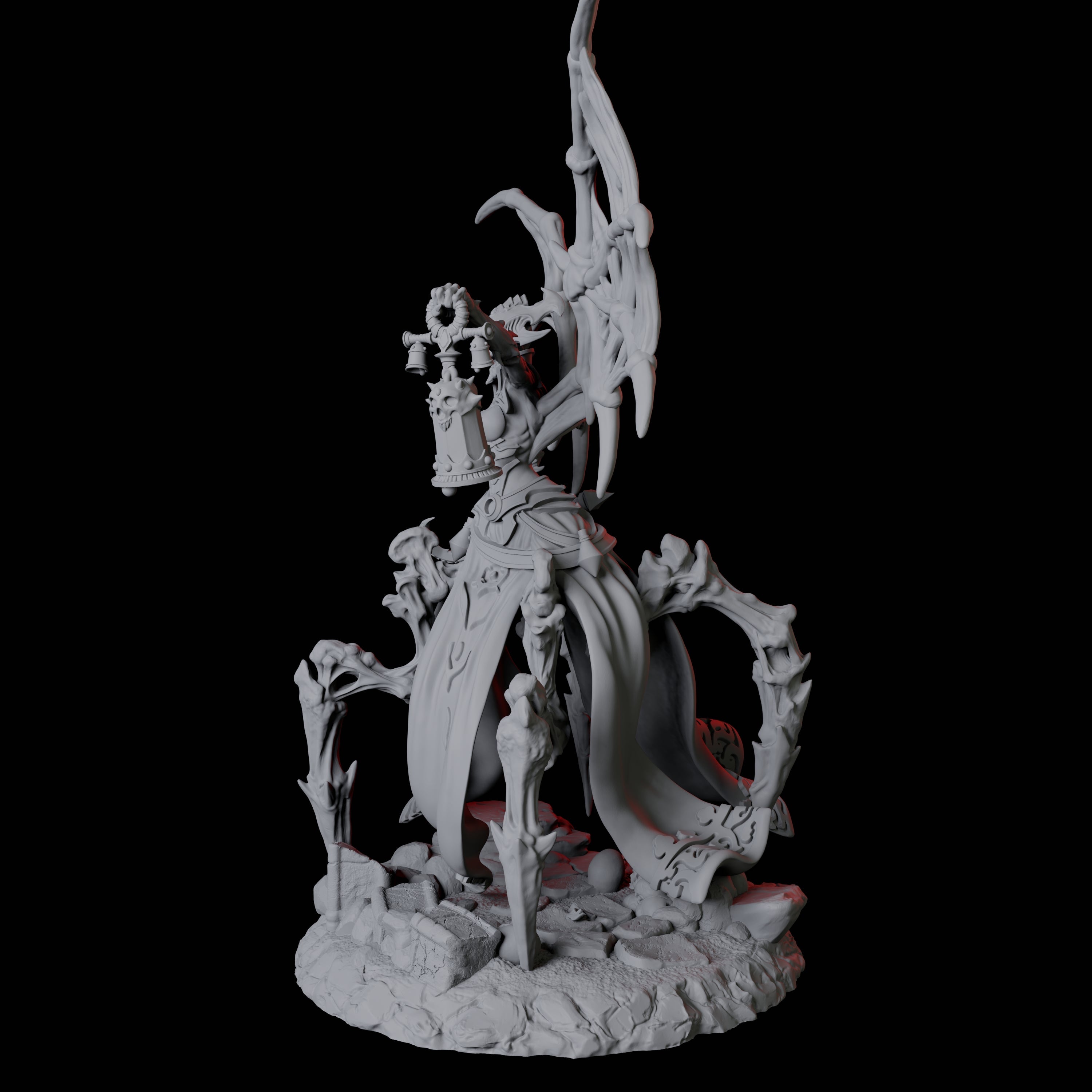 Malformed Drider B Miniature for Dungeons and Dragons, Pathfinder or other TTRPGs