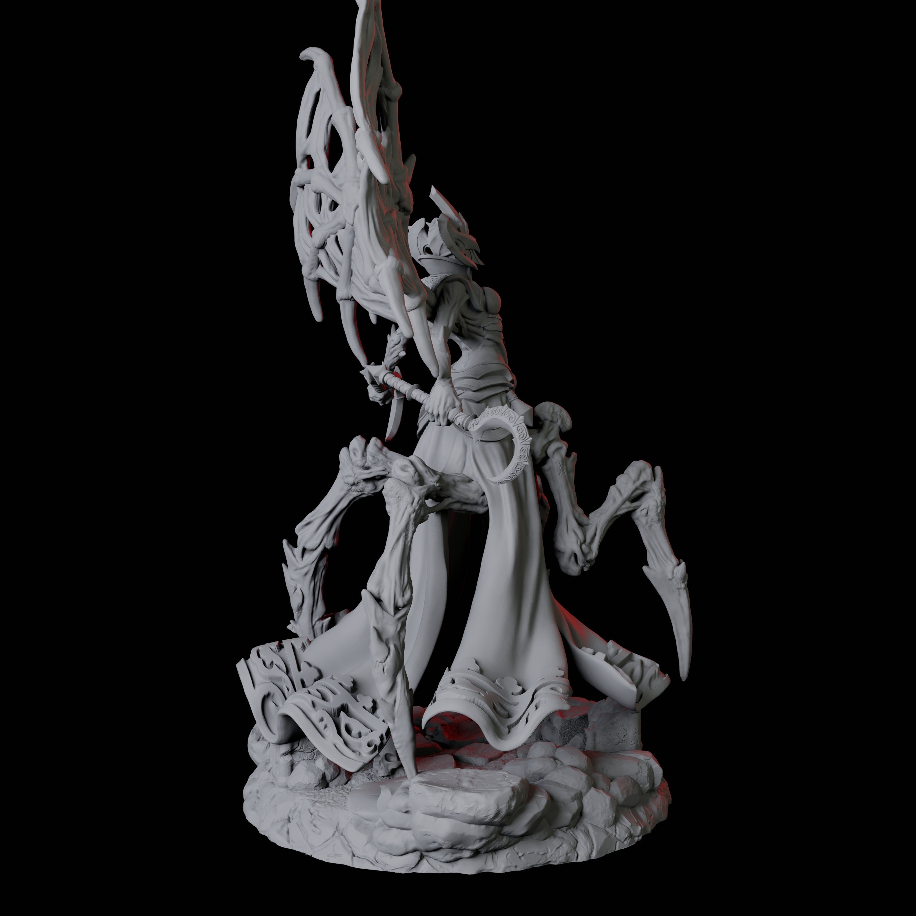 Malformed Drider C Miniature for Dungeons and Dragons, Pathfinder or other TTRPGs