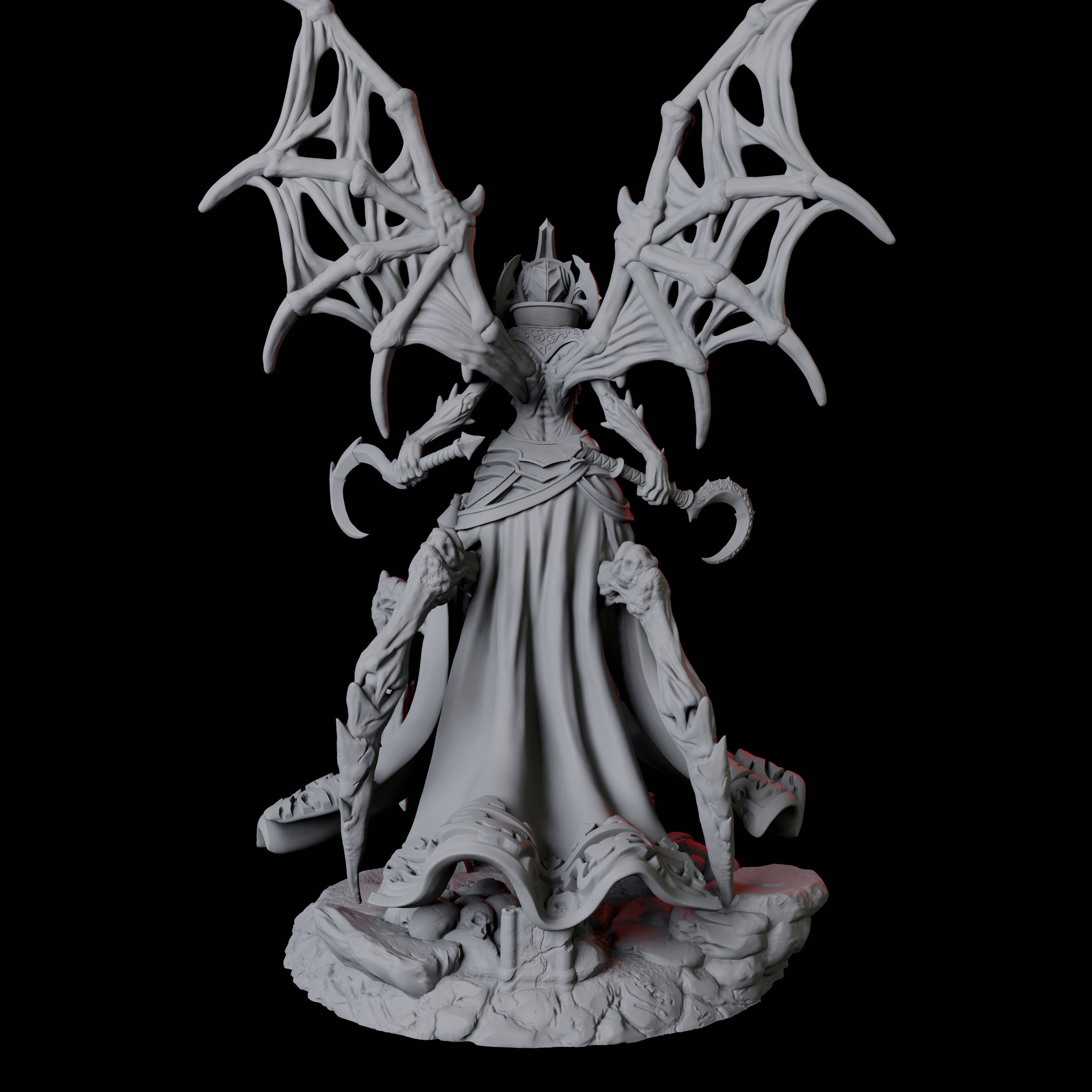 Malformed Drider C Miniature for Dungeons and Dragons, Pathfinder or other TTRPGs