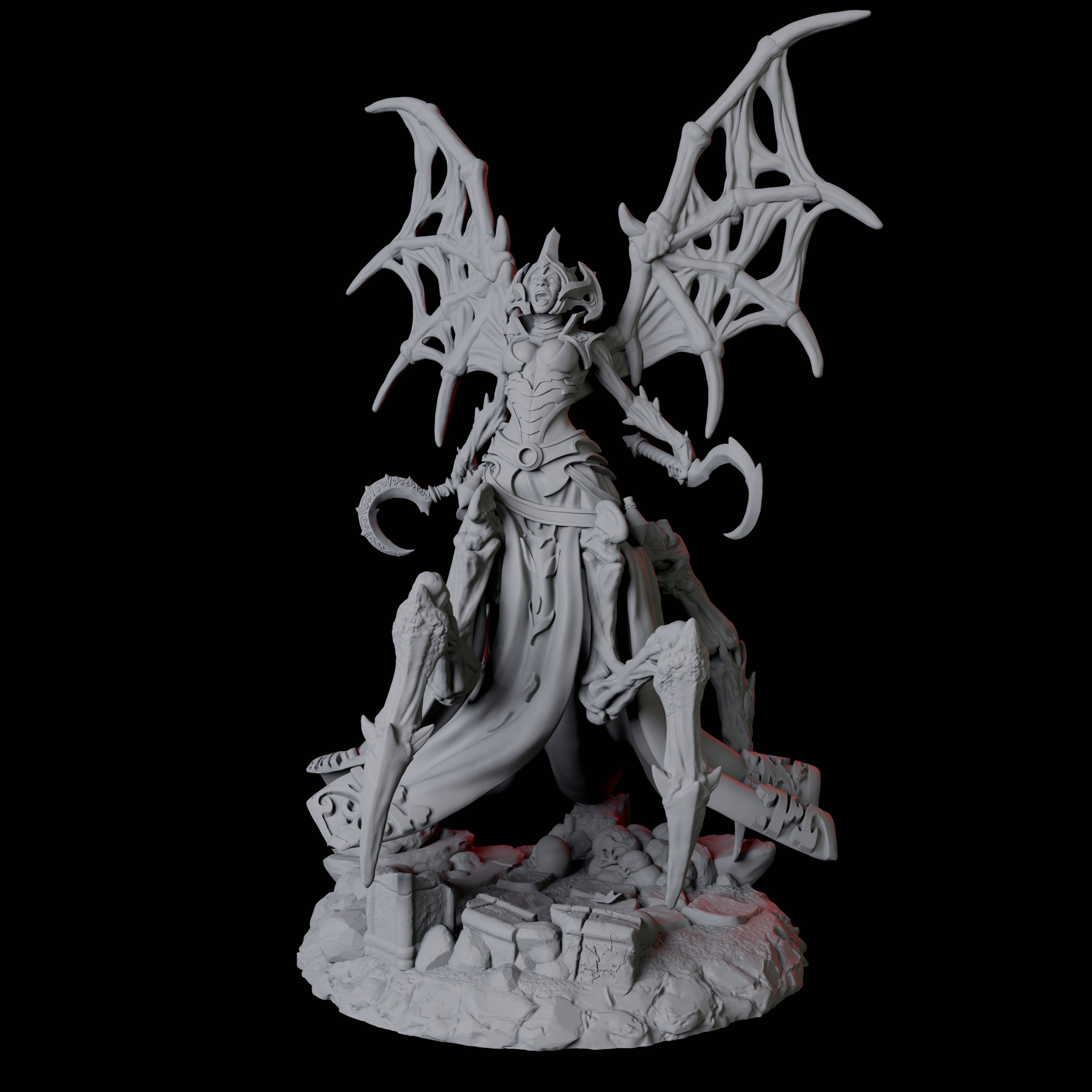 Malformed Drider C Miniature for Dungeons and Dragons, Pathfinder or other TTRPGs