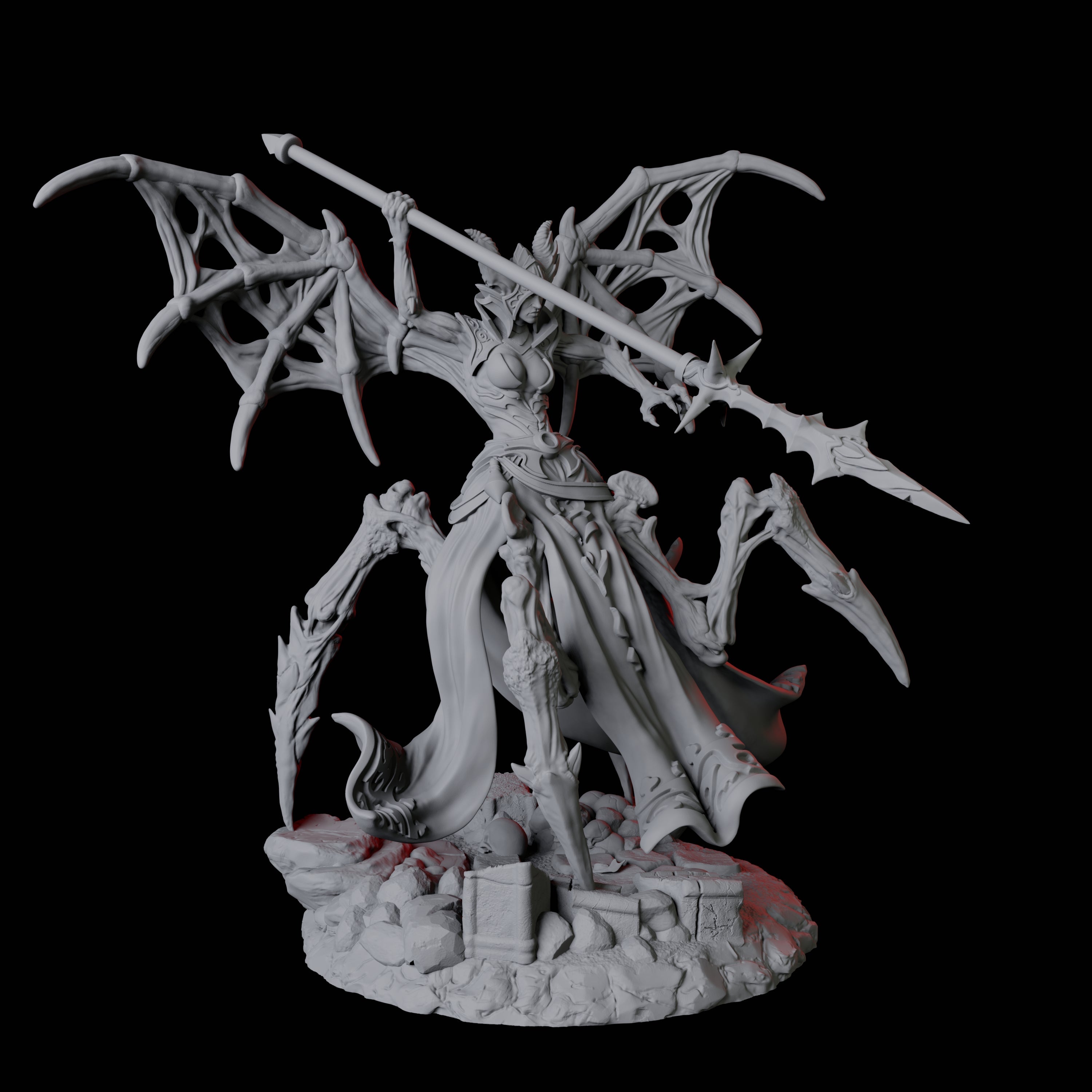 Malformed Drider D Miniature for Dungeons and Dragons, Pathfinder or other TTRPGs