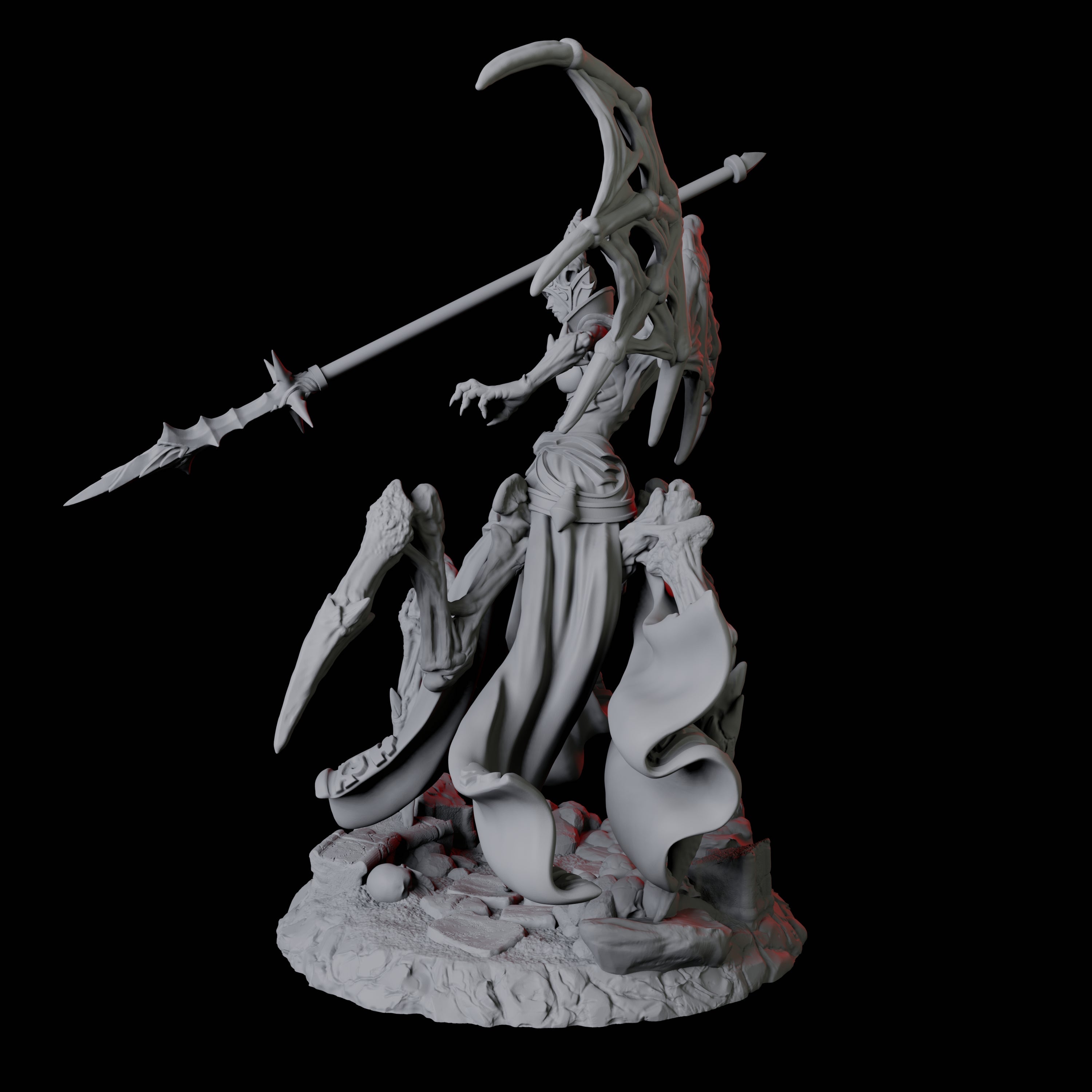 Malformed Drider D Miniature for Dungeons and Dragons, Pathfinder or other TTRPGs