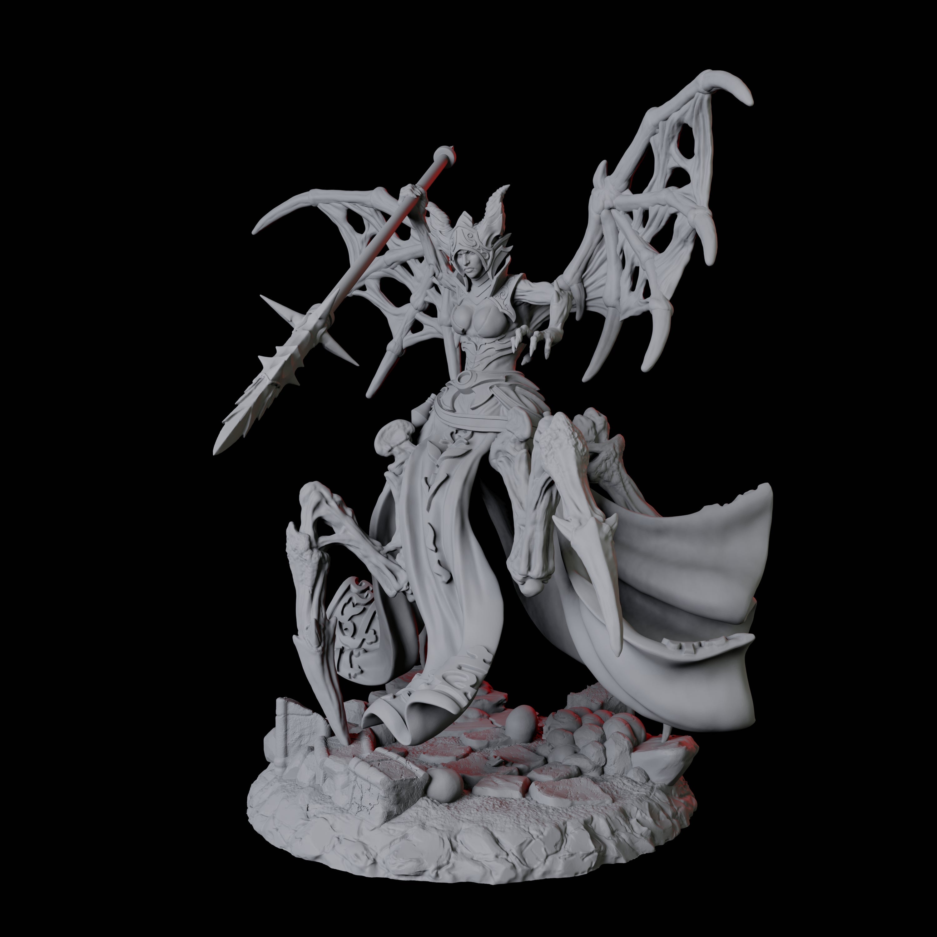 Malformed Drider D Miniature for Dungeons and Dragons, Pathfinder or other TTRPGs