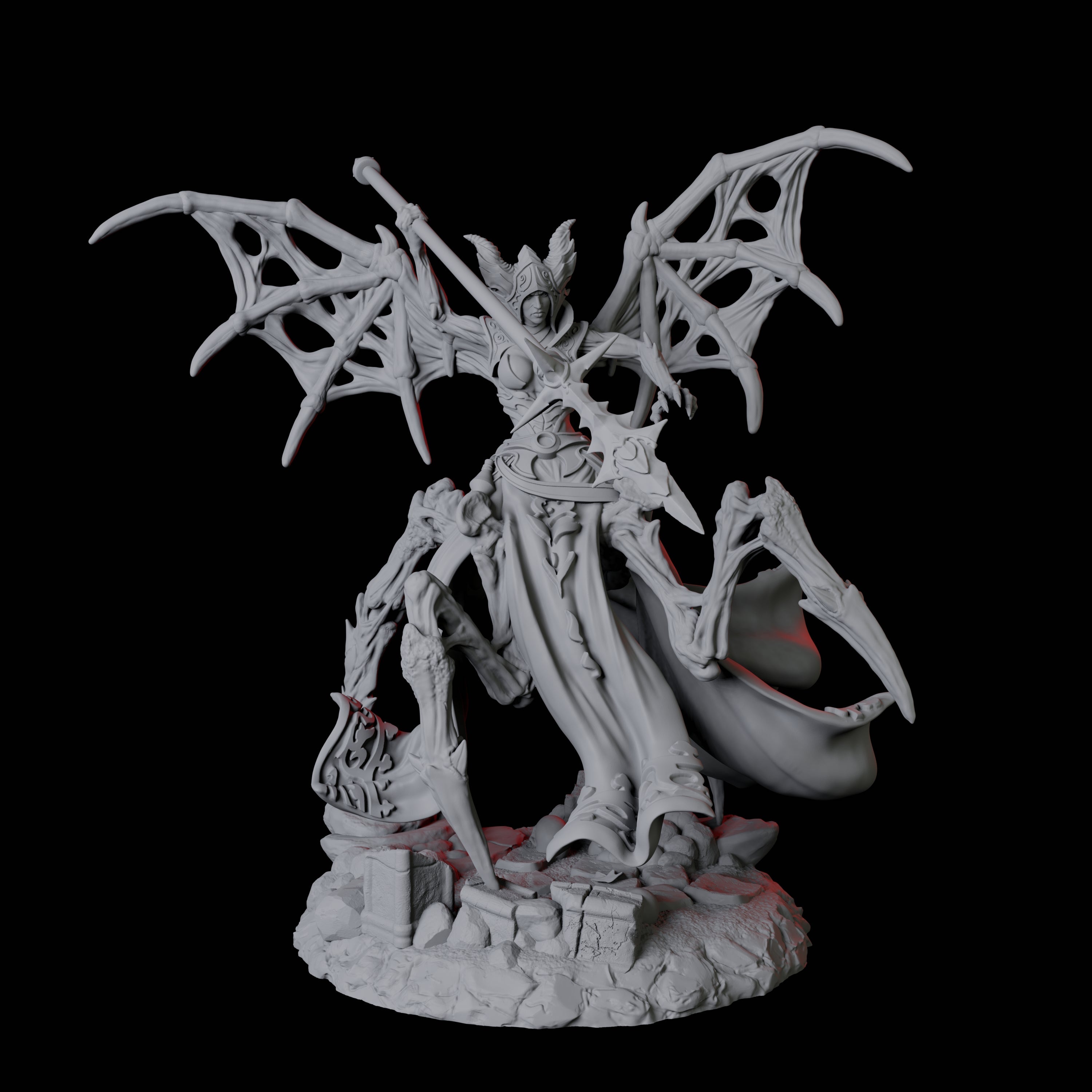 Malformed Drider D Miniature for Dungeons and Dragons, Pathfinder or other TTRPGs