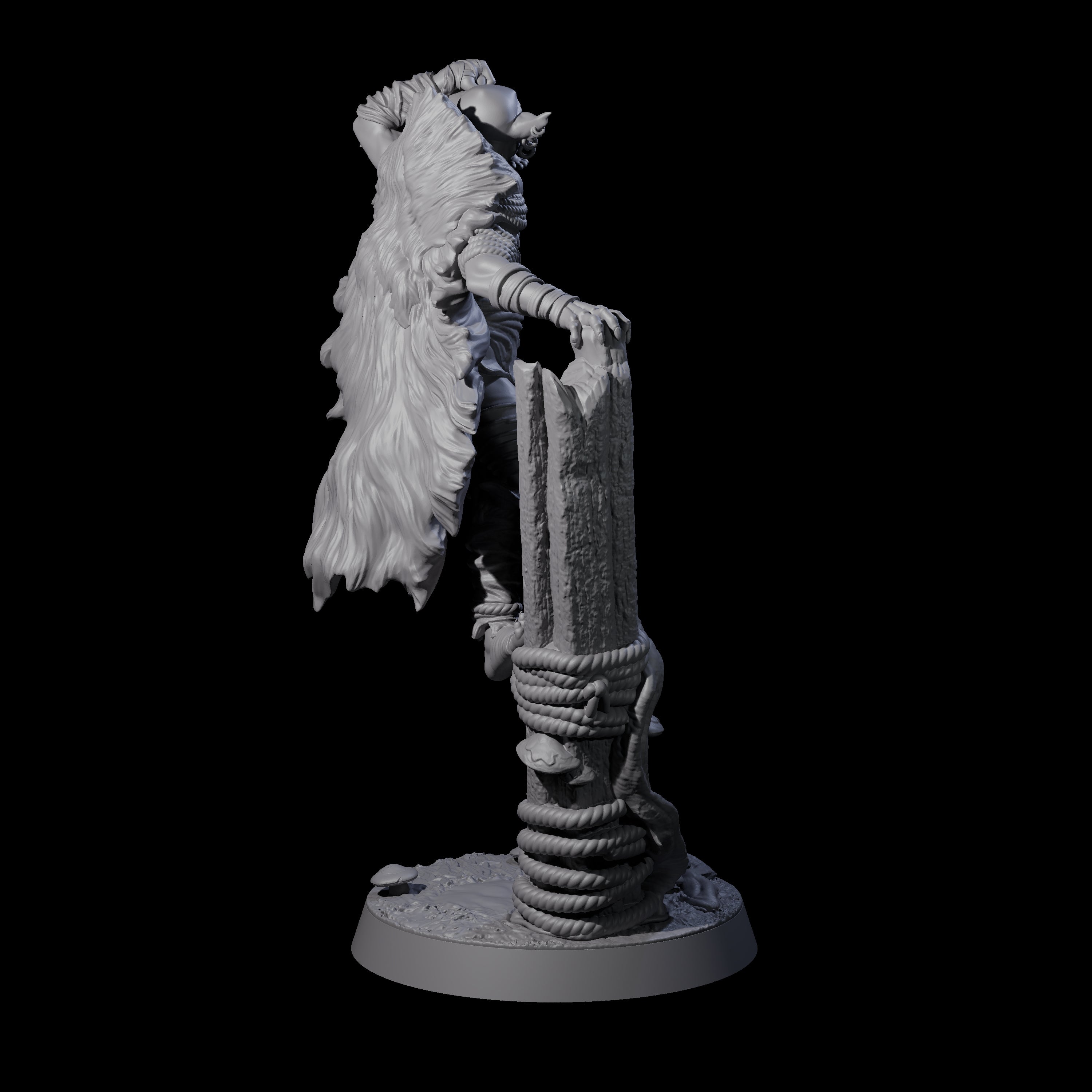 Marsh Goblin Frog Musician Miniature for Dungeons and Dragons, Pathfinder or other TTRPGs