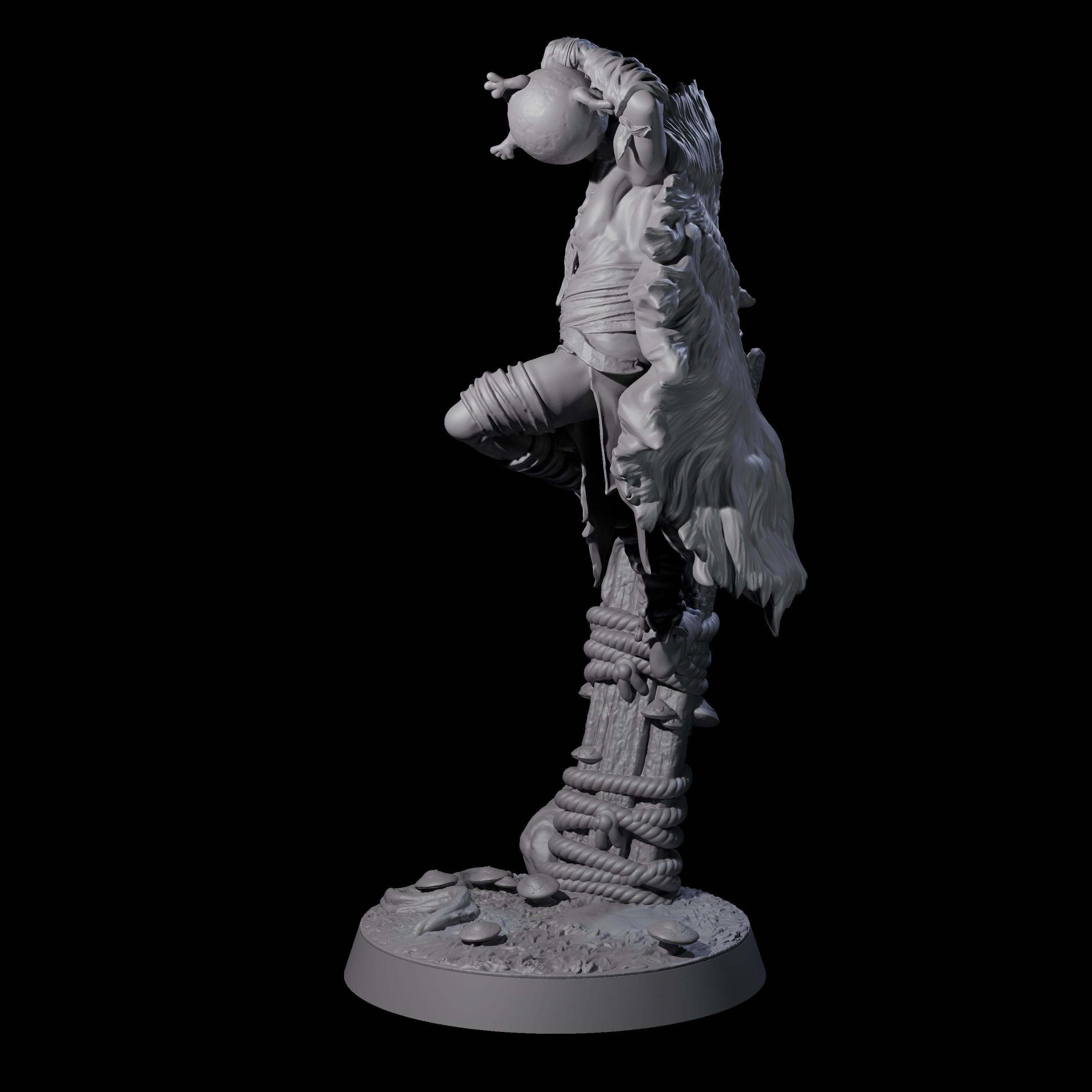 Marsh Goblin Frog Musician Miniature for Dungeons and Dragons, Pathfinder or other TTRPGs