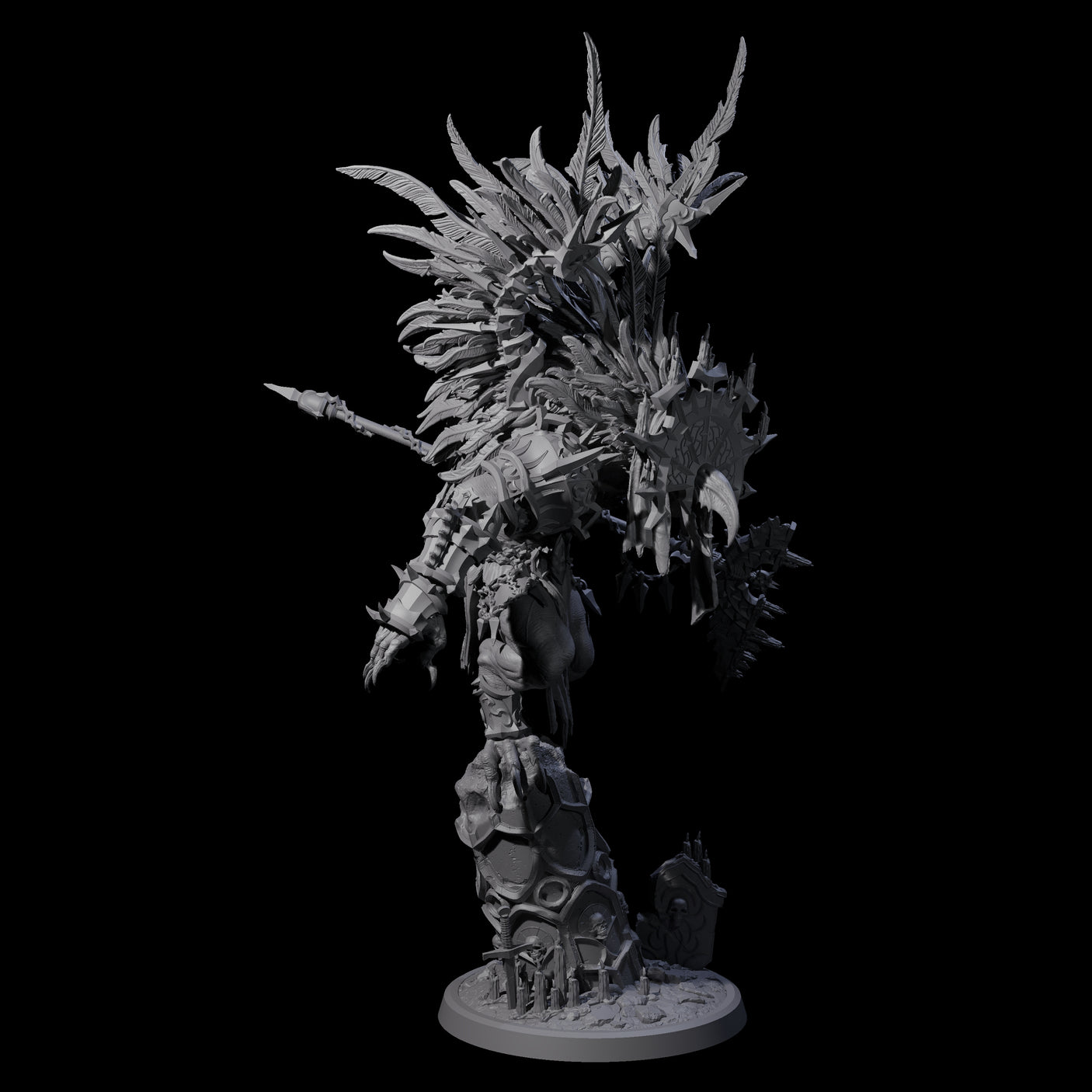 Masked Balor Guardian Miniature for Dungeons and Dragons, Pathfinder or other TTRPGs