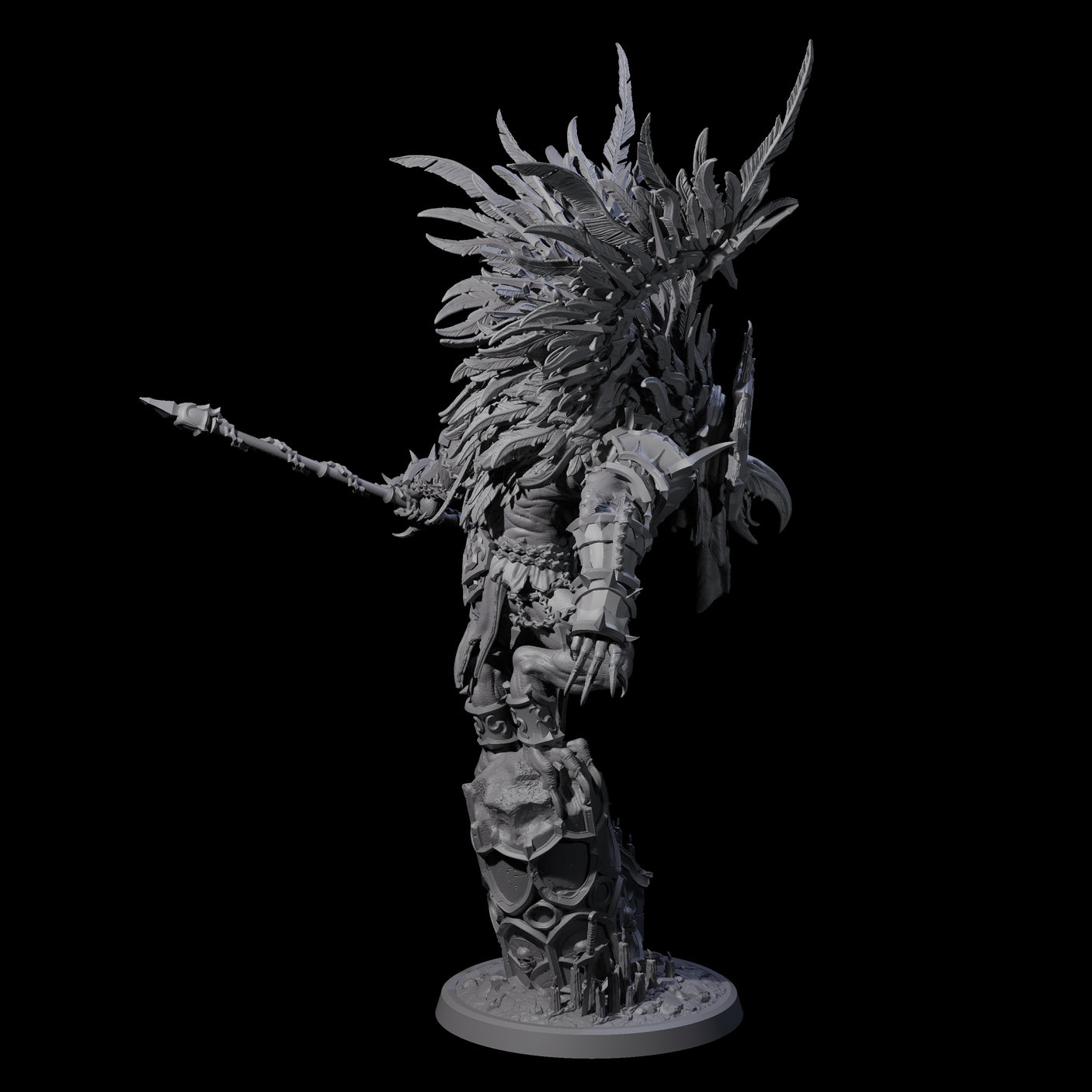 Masked Balor Guardian Miniature for Dungeons and Dragons, Pathfinder or other TTRPGs