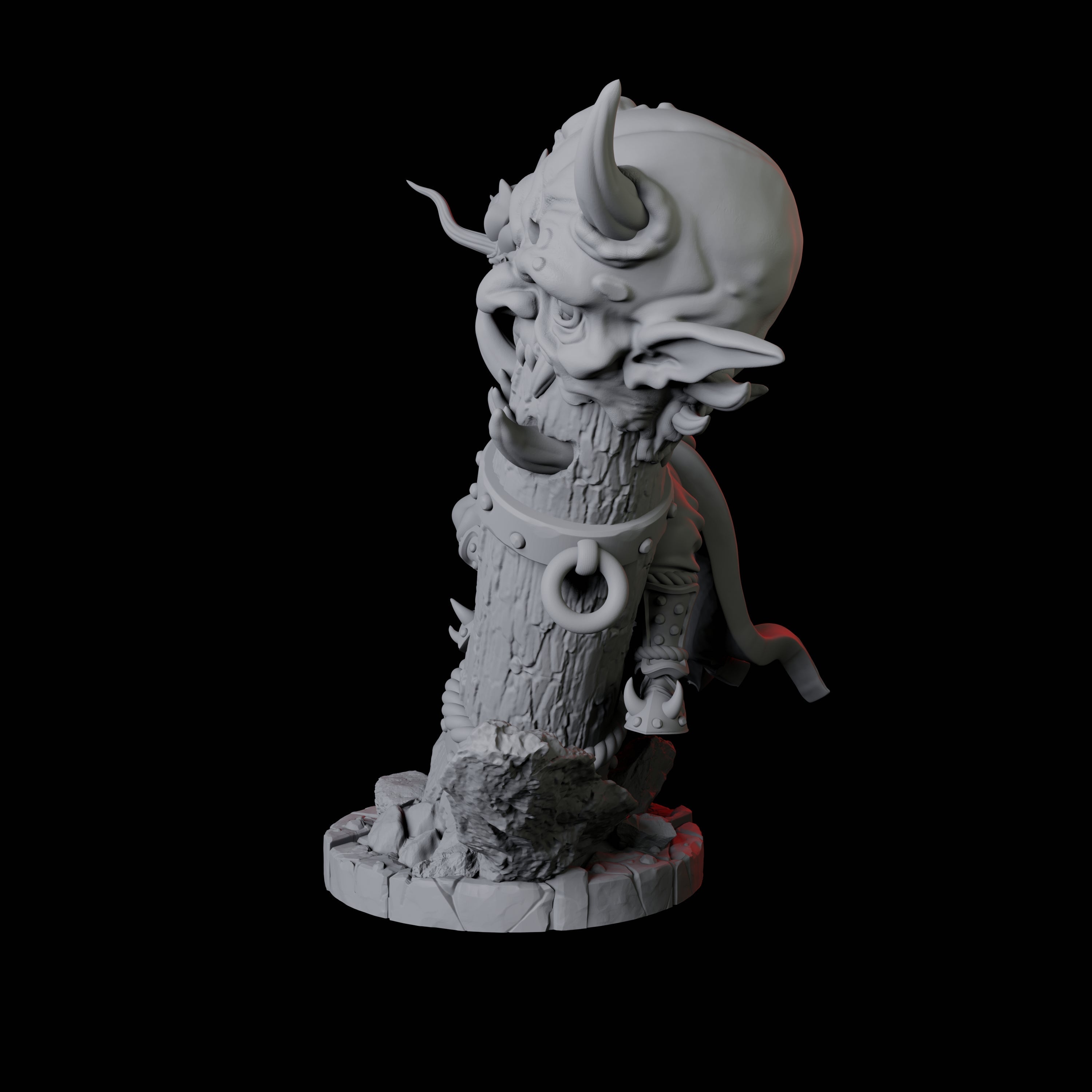 Masked Bearded Devil B Miniature for Dungeons and Dragons, Pathfinder or other TTRPGs