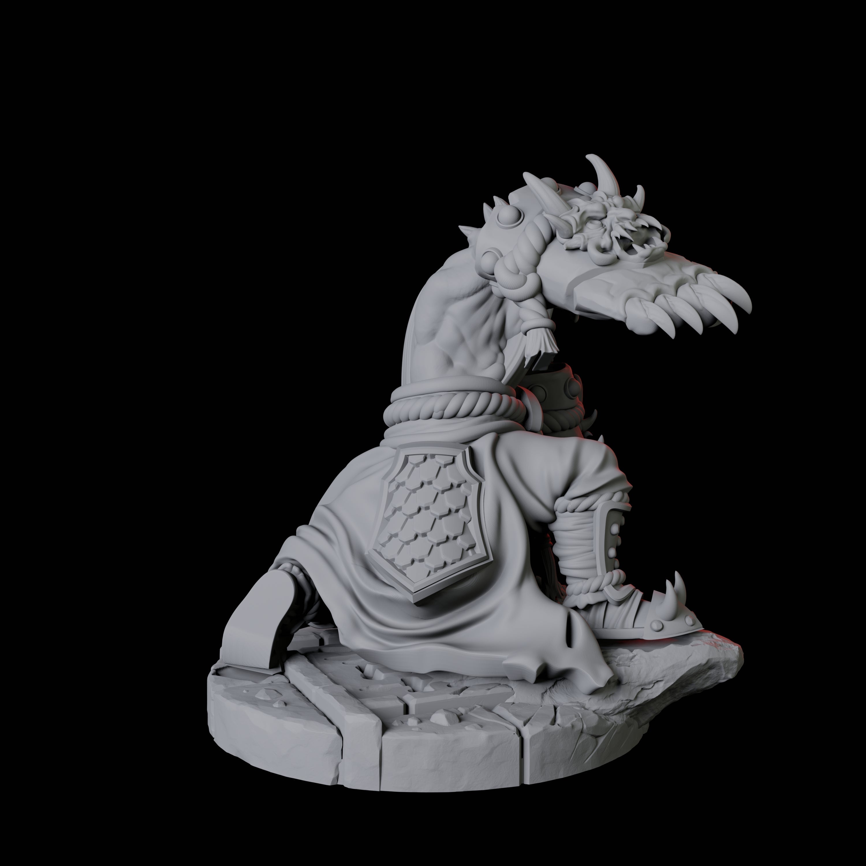 Masked Bearded Devil C Miniature for Dungeons and Dragons, Pathfinder or other TTRPGs