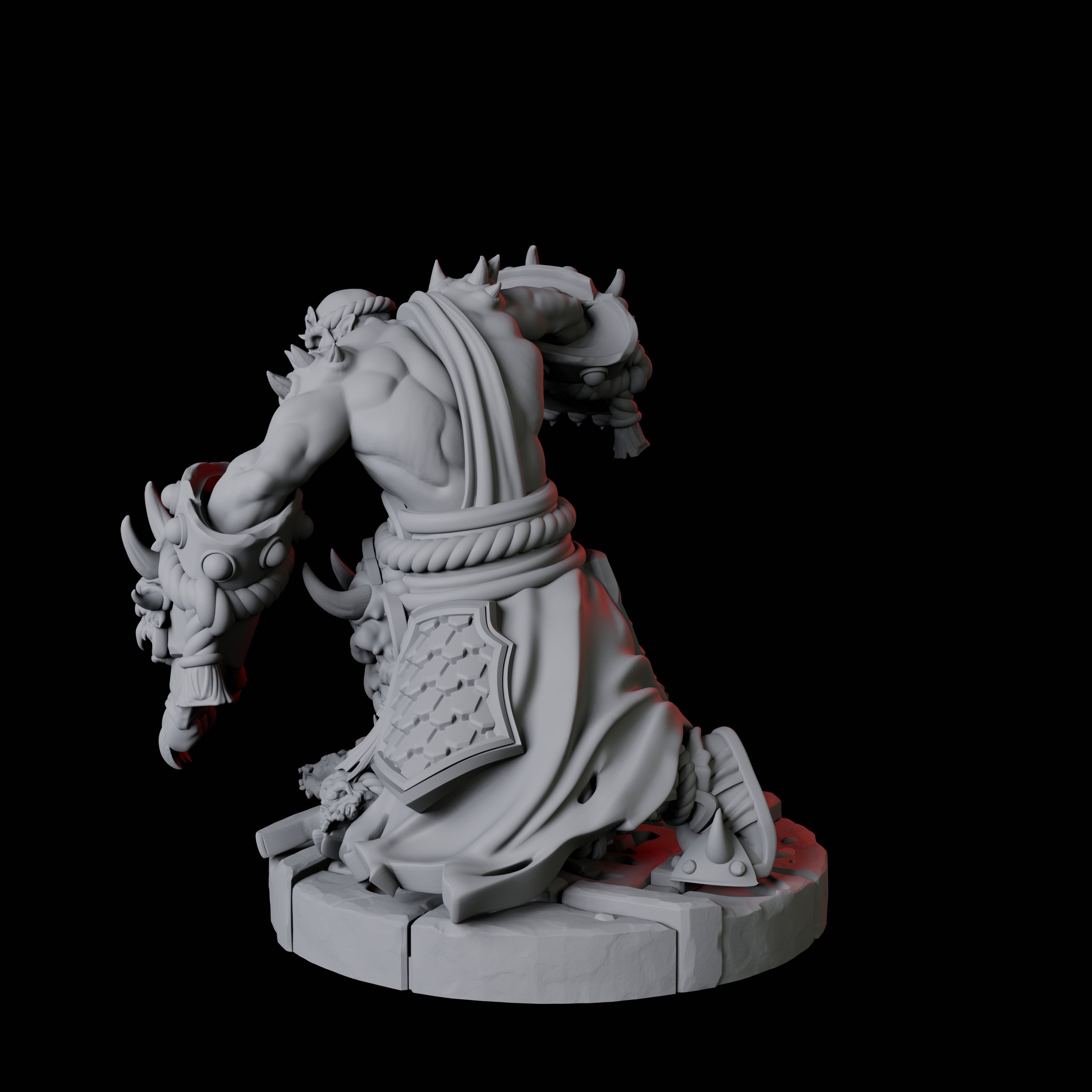 Masked Bearded Devil C Miniature for Dungeons and Dragons, Pathfinder or other TTRPGs