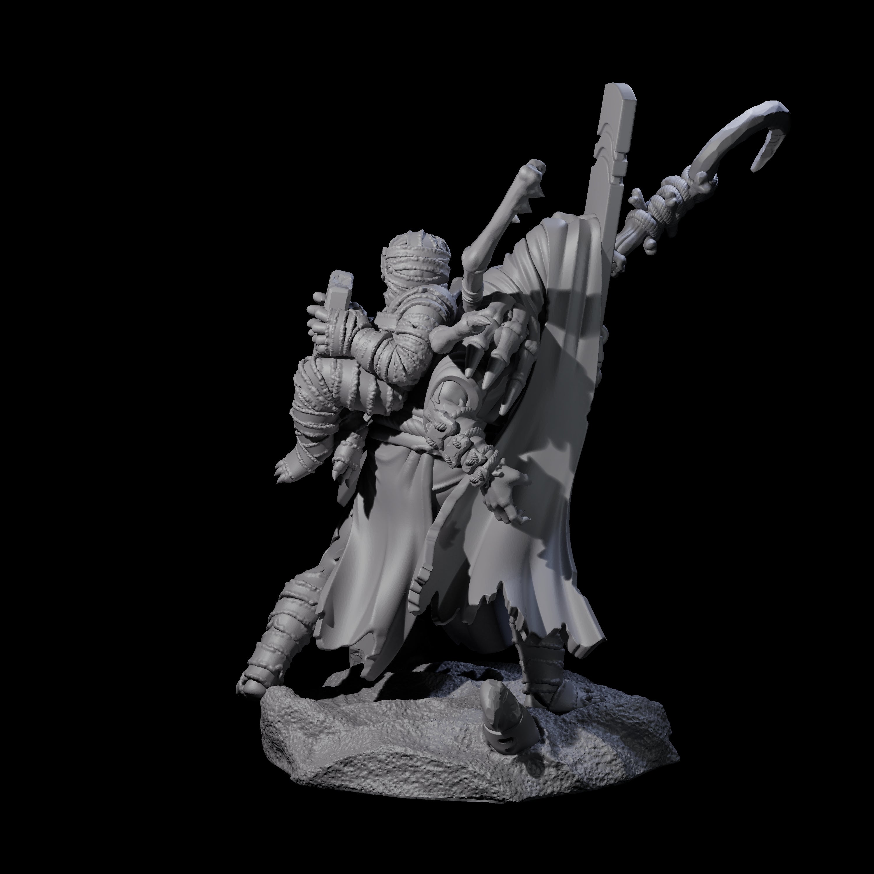 Masked Cultist Wizard Miniature for Dungeons and Dragons, Pathfinder or other TTRPGs