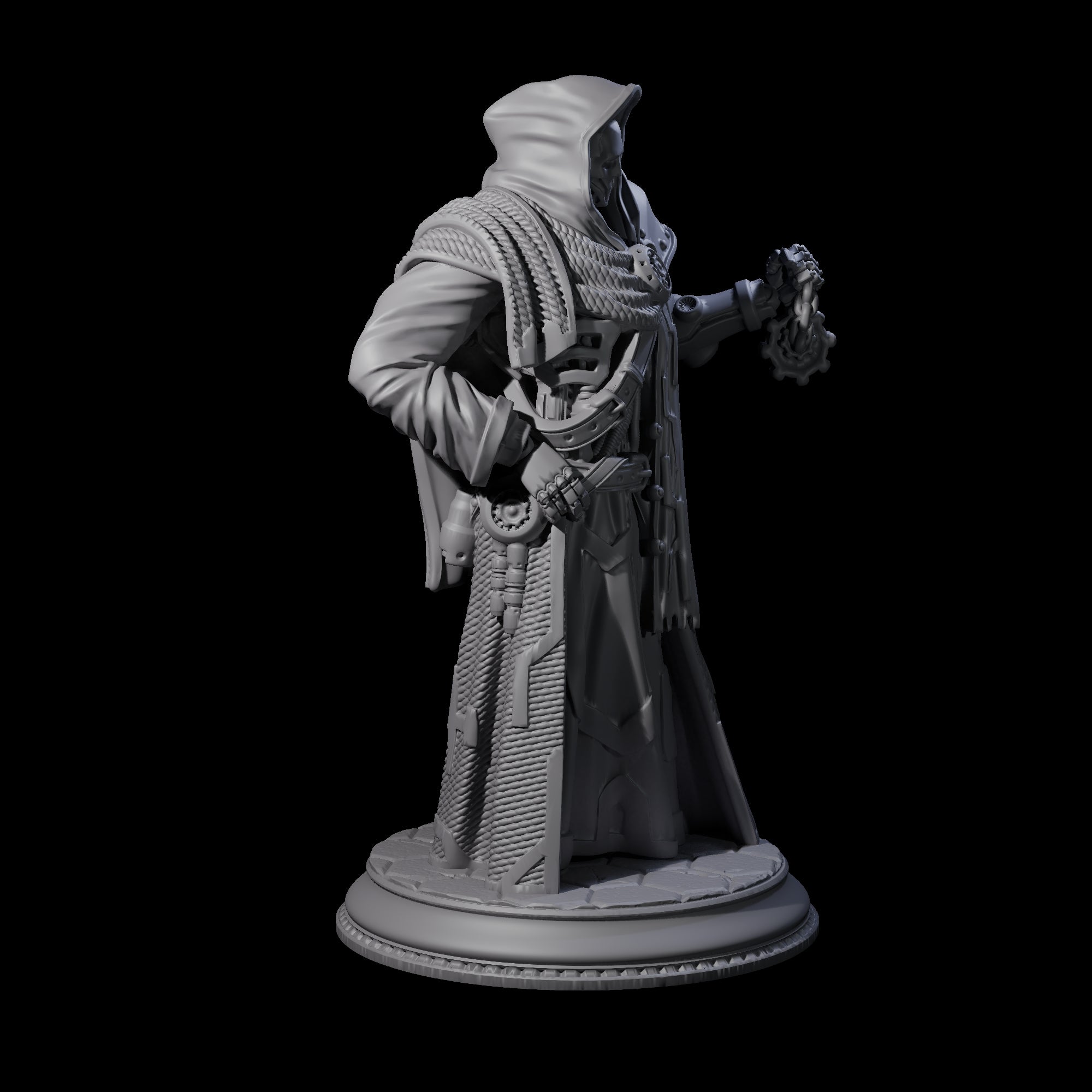 Masked Judge Miniature for Dungeons and Dragons, Pathfinder or other TTRPGs