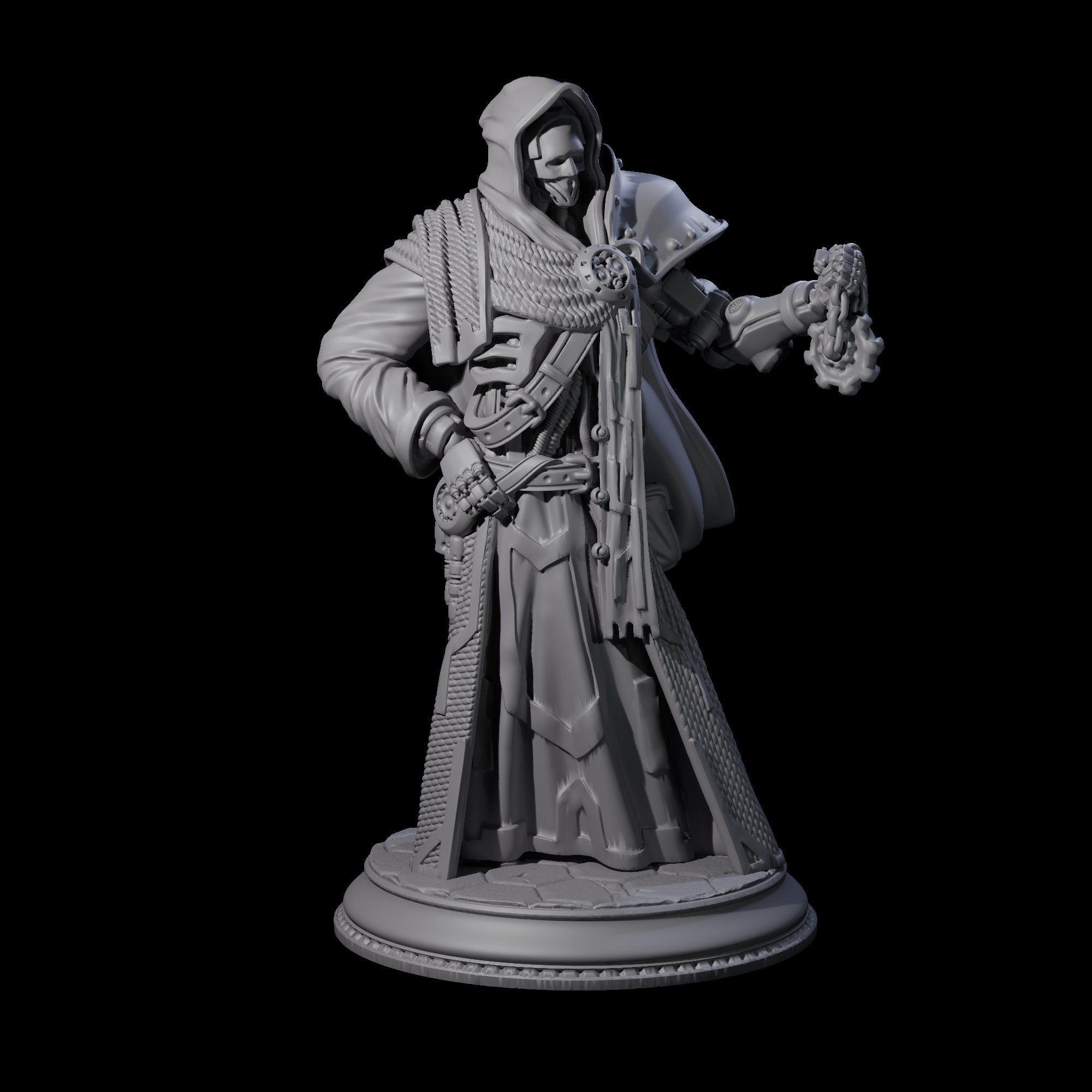 Masked Judge Miniature for Dungeons and Dragons, Pathfinder or other TTRPGs